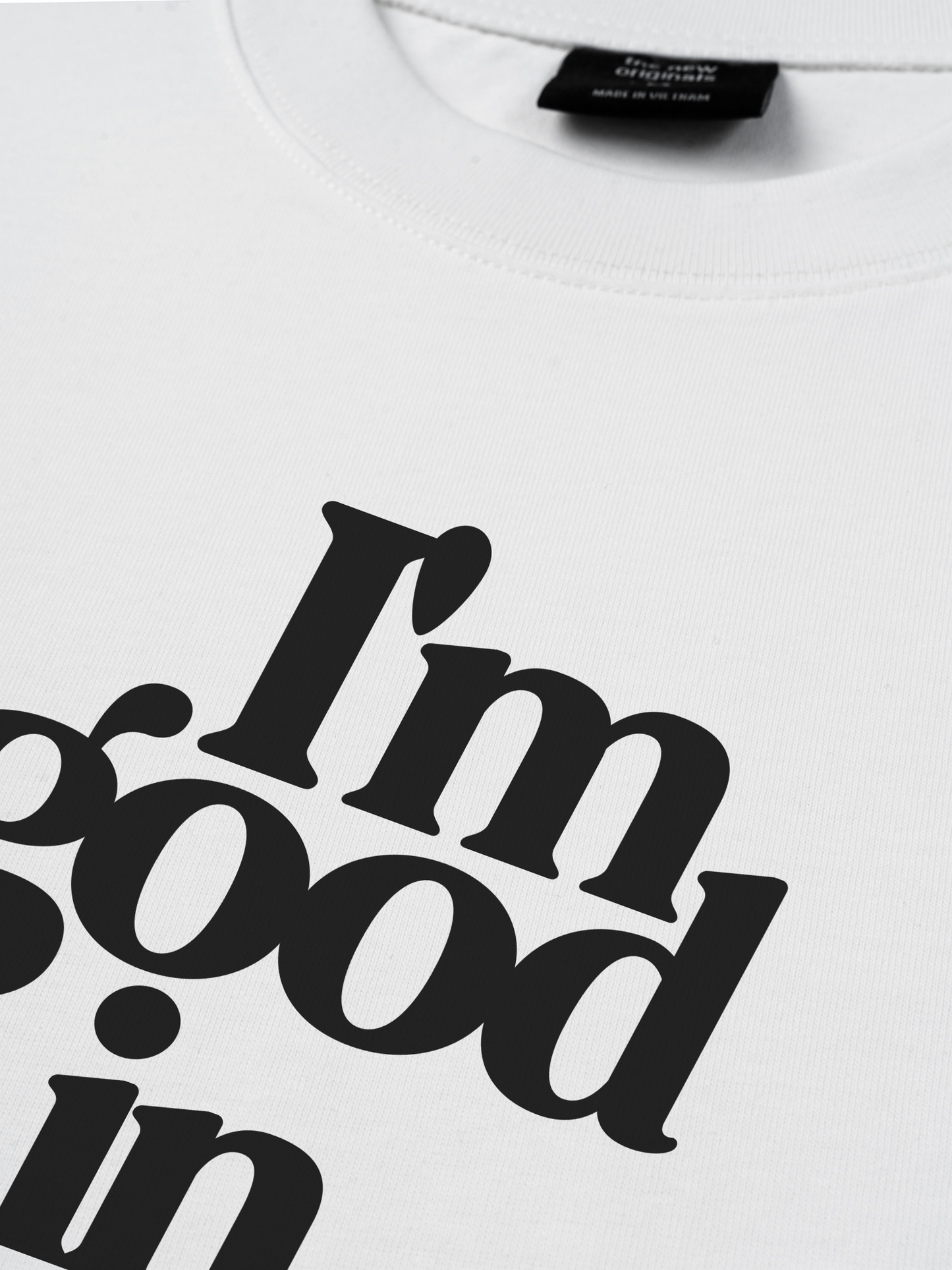 Áo Thun Relaxed Fit Life Vibe Good In Bed