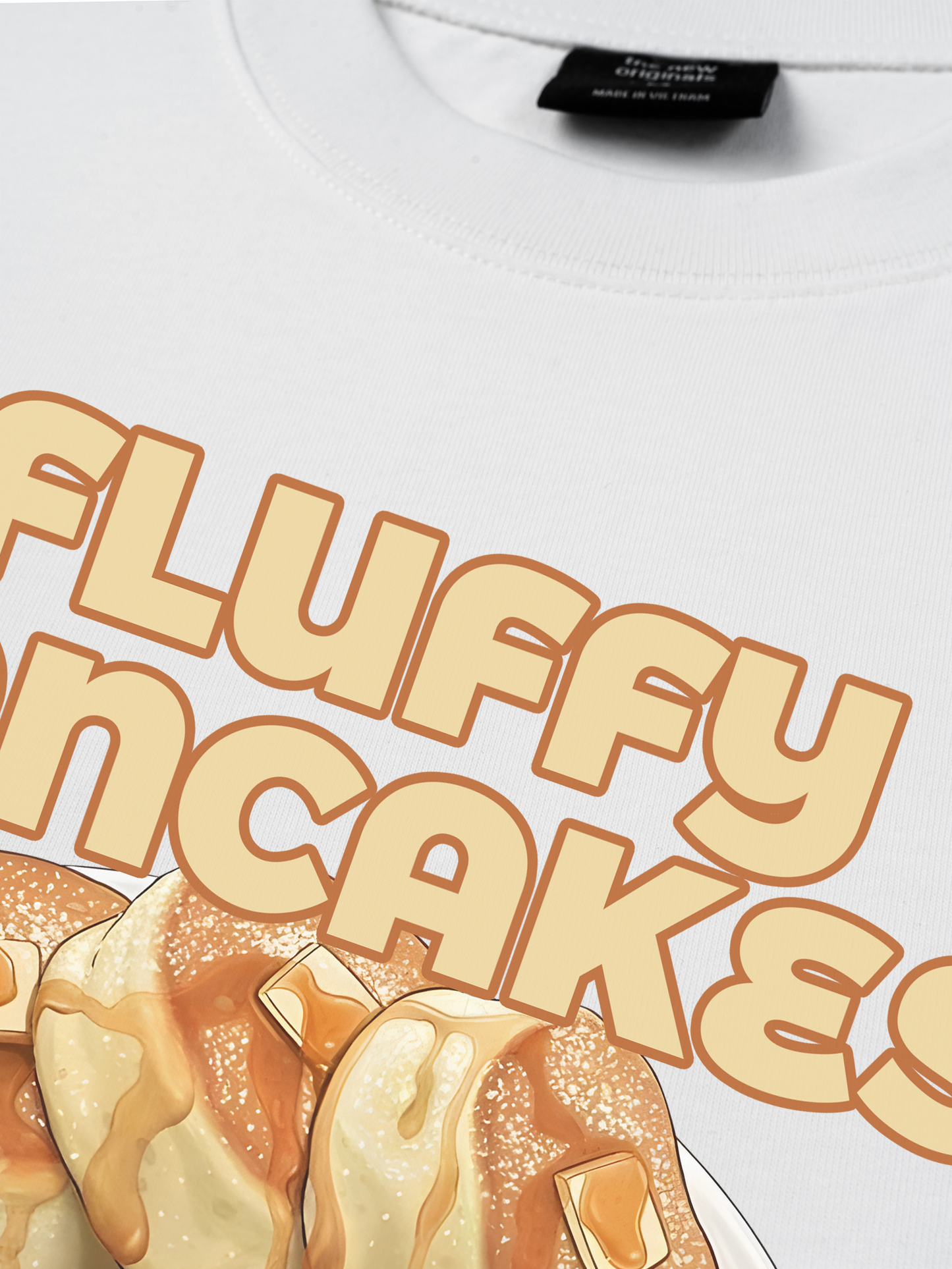 Áo Thun Relaxed Fit Foody Fluffy Pancakes