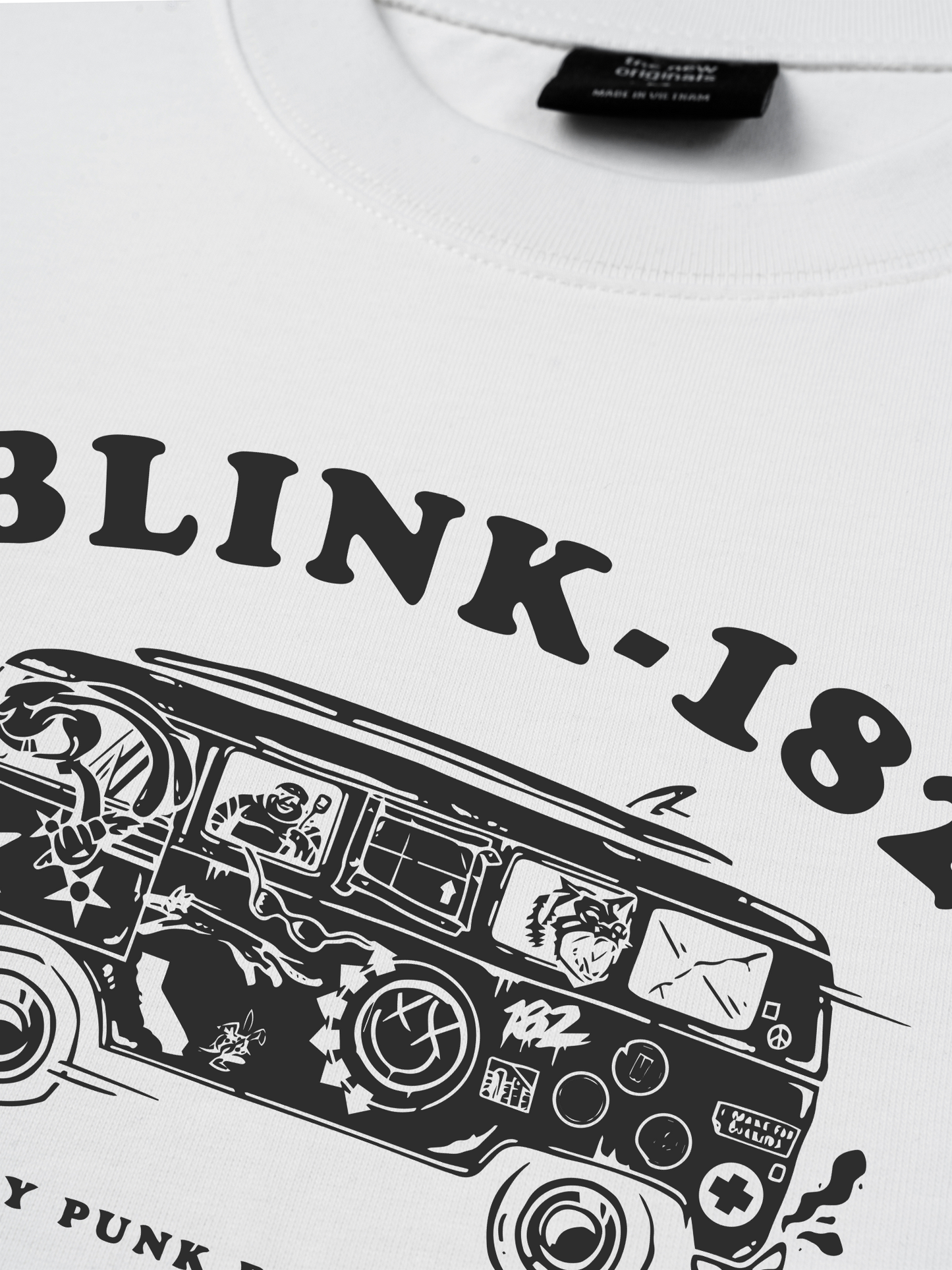 Áo Thun Relaxed Fit Blink 182 Crappy Punk Rock