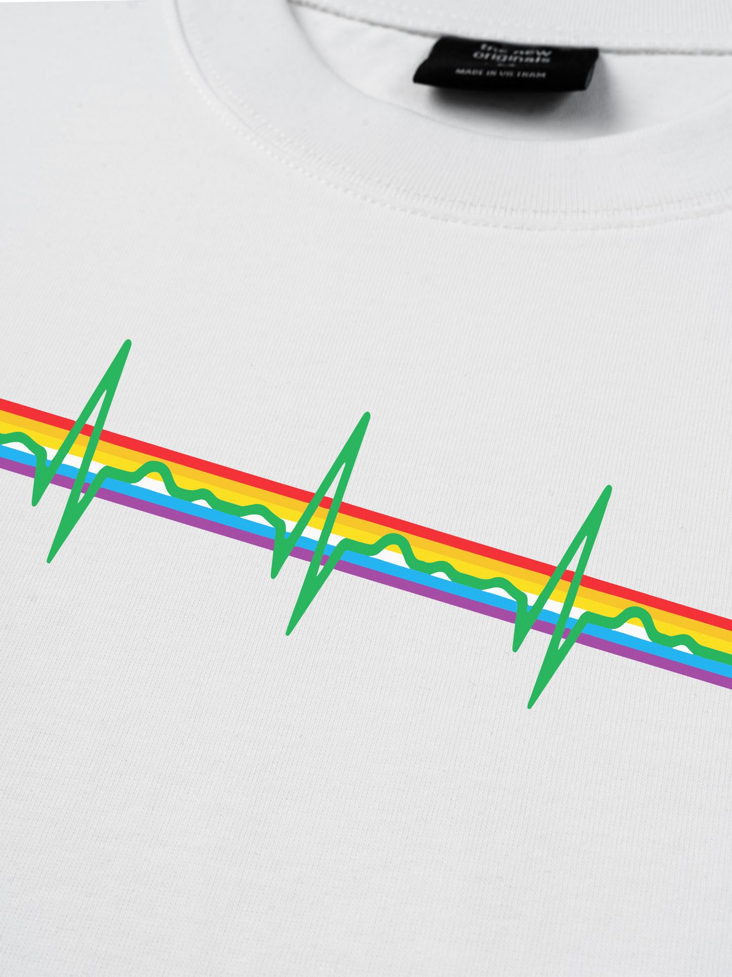 Áo Thun Relaxed Fit Pink Floyd Dark Side Of The Moon Heartbeat