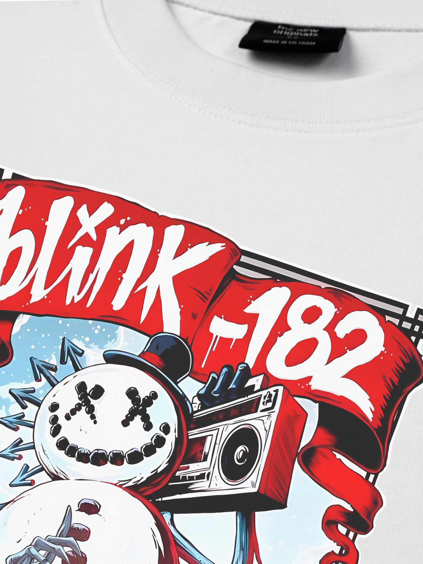 Áo Thun Relaxed Fit Blink 182 Merry Xmas