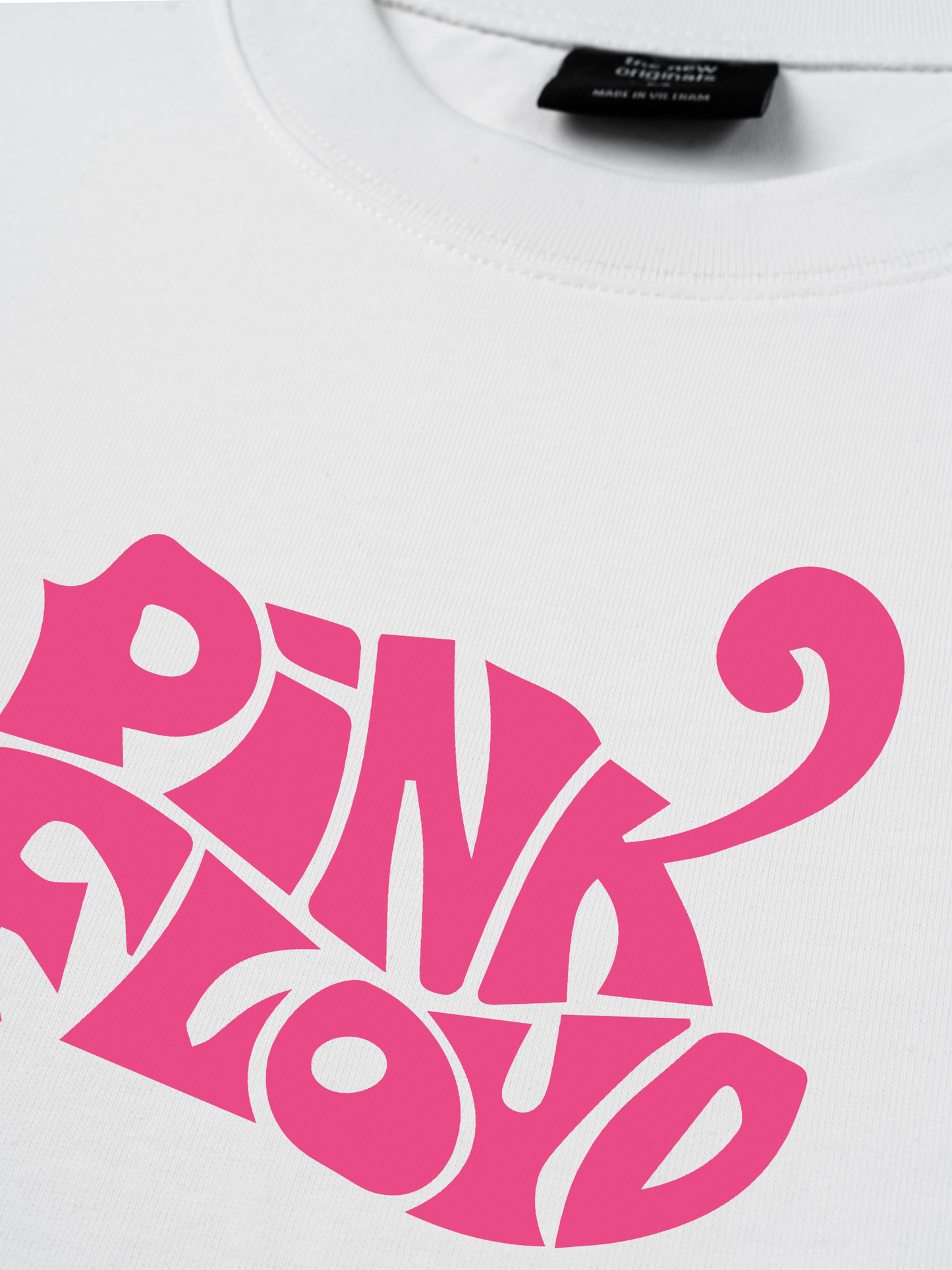 Áo Thun Relaxed Fit Pink Floyd Logo Pink