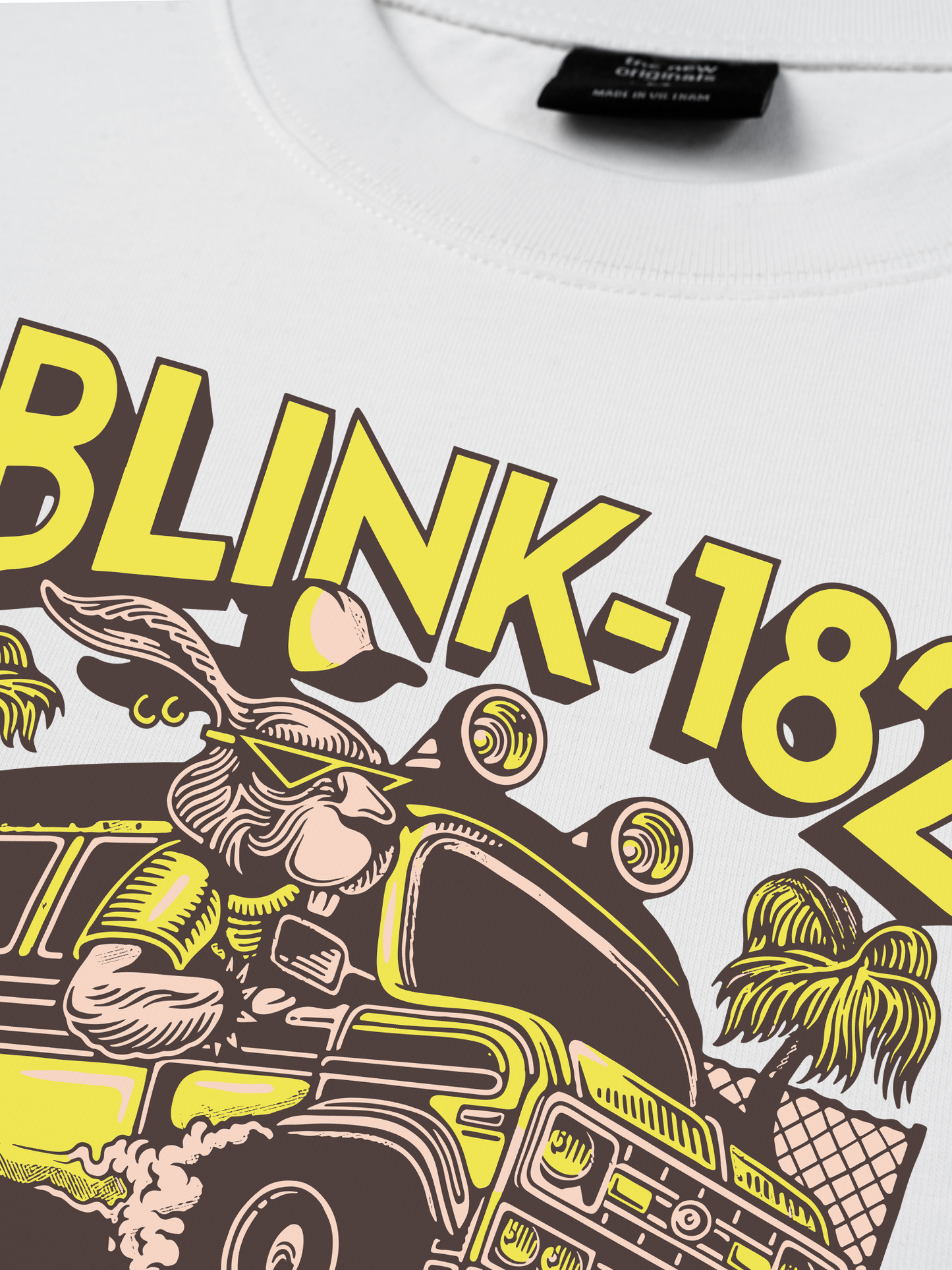 Áo Thun Relaxed Fit Blink 182 Cool Rabbit
