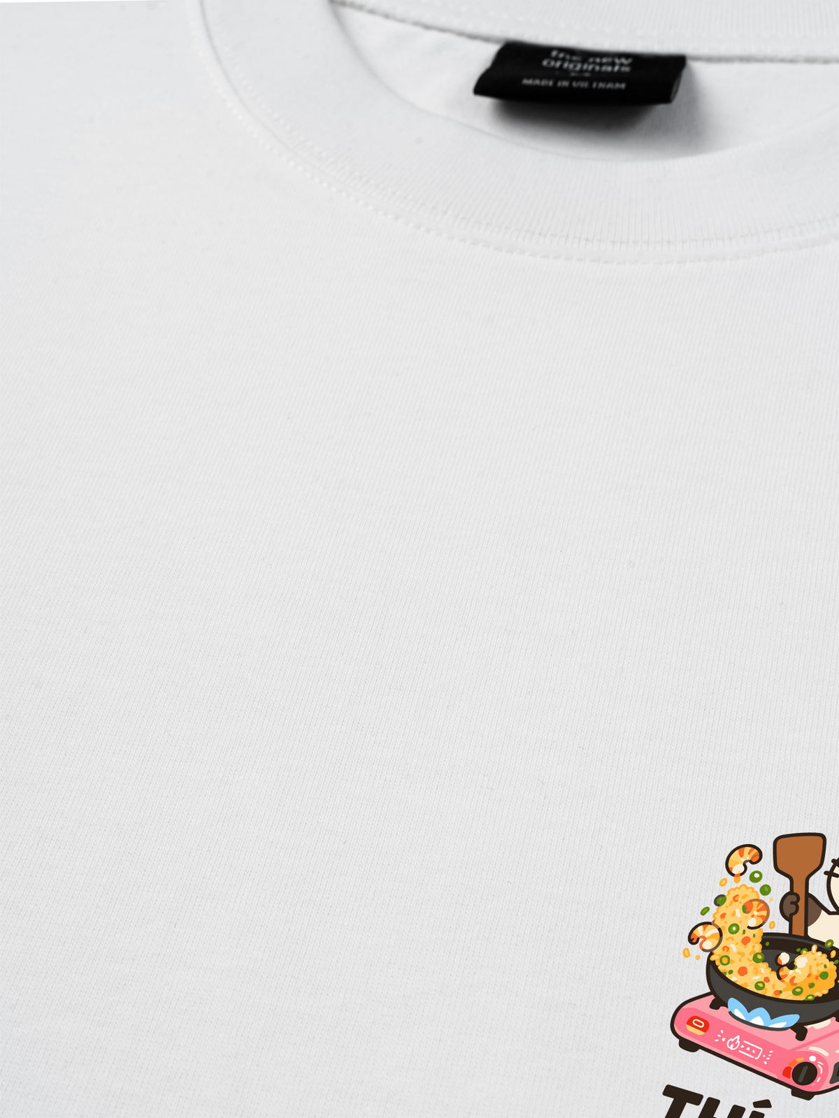 Áo Thun Relaxed Fit Thích Nấu Ăn-Mèo Xiêm