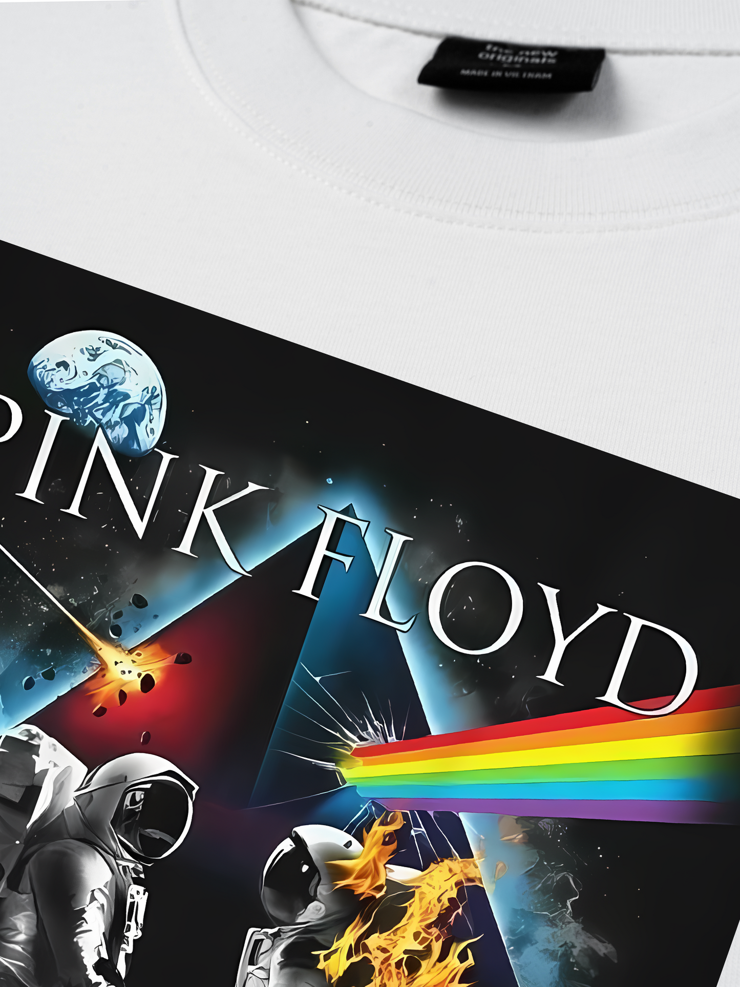 Áo Thun Relaxed Fit Pink Floyd Outer Space