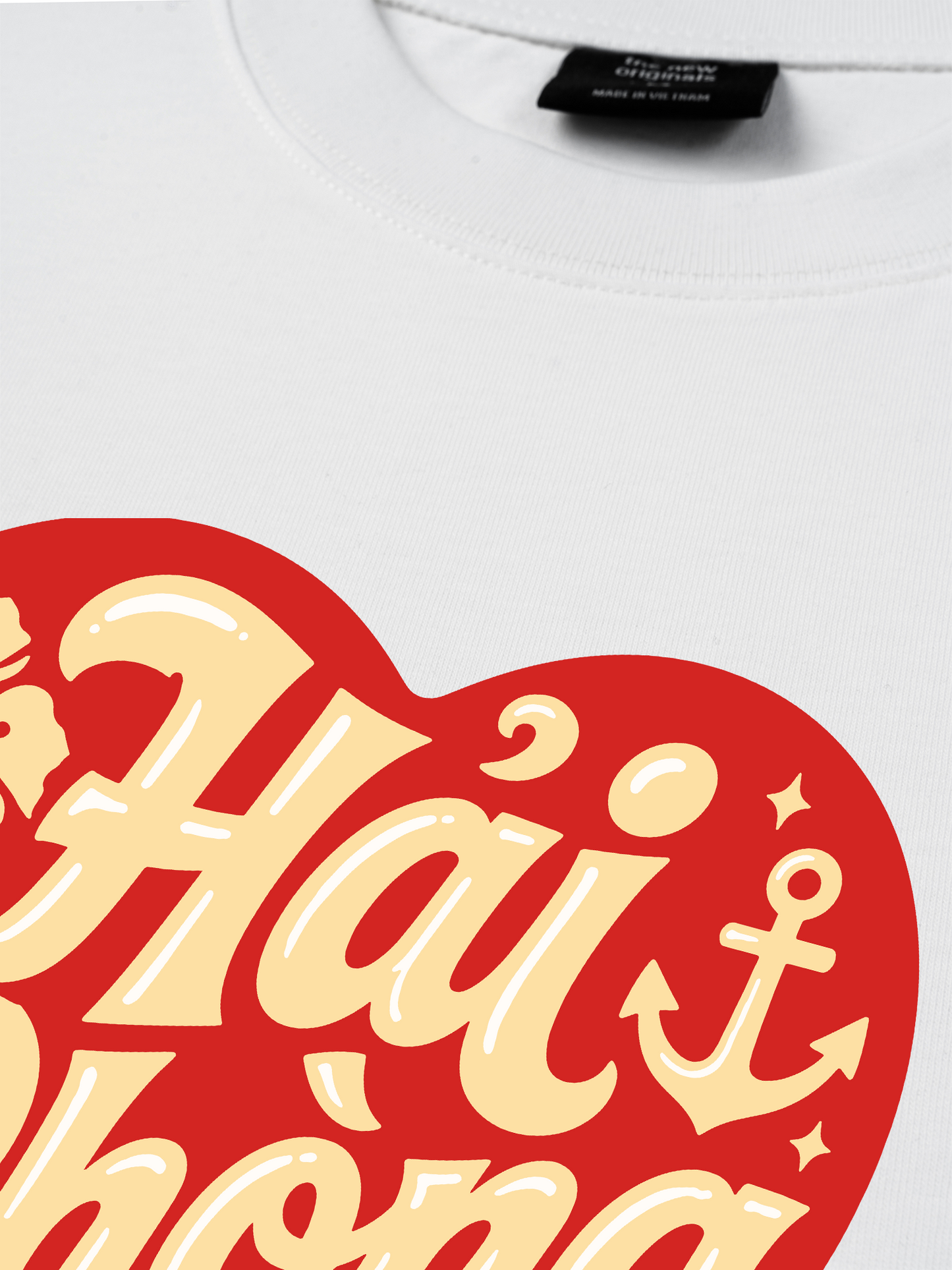 Áo Thun Relaxed Fit Hải Phòng In My Heart Retro