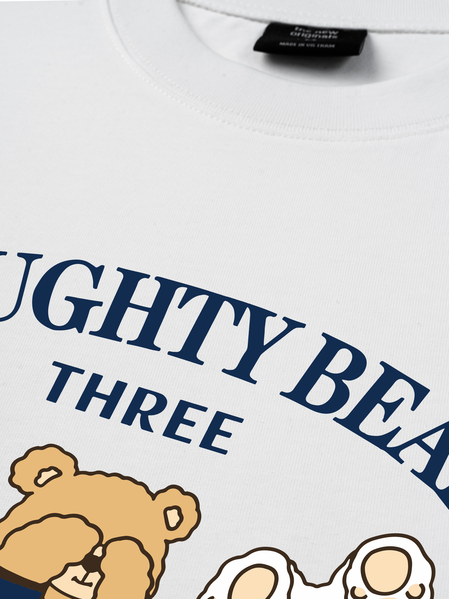 Áo Thun Relaxed Fit Naughty Bear Three