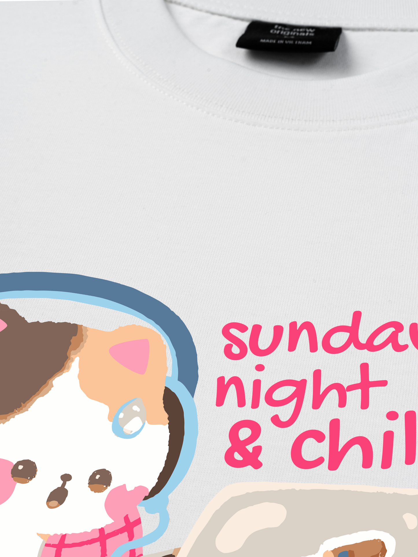 Áo Thun Relaxed Fit Sunday Night & Chill