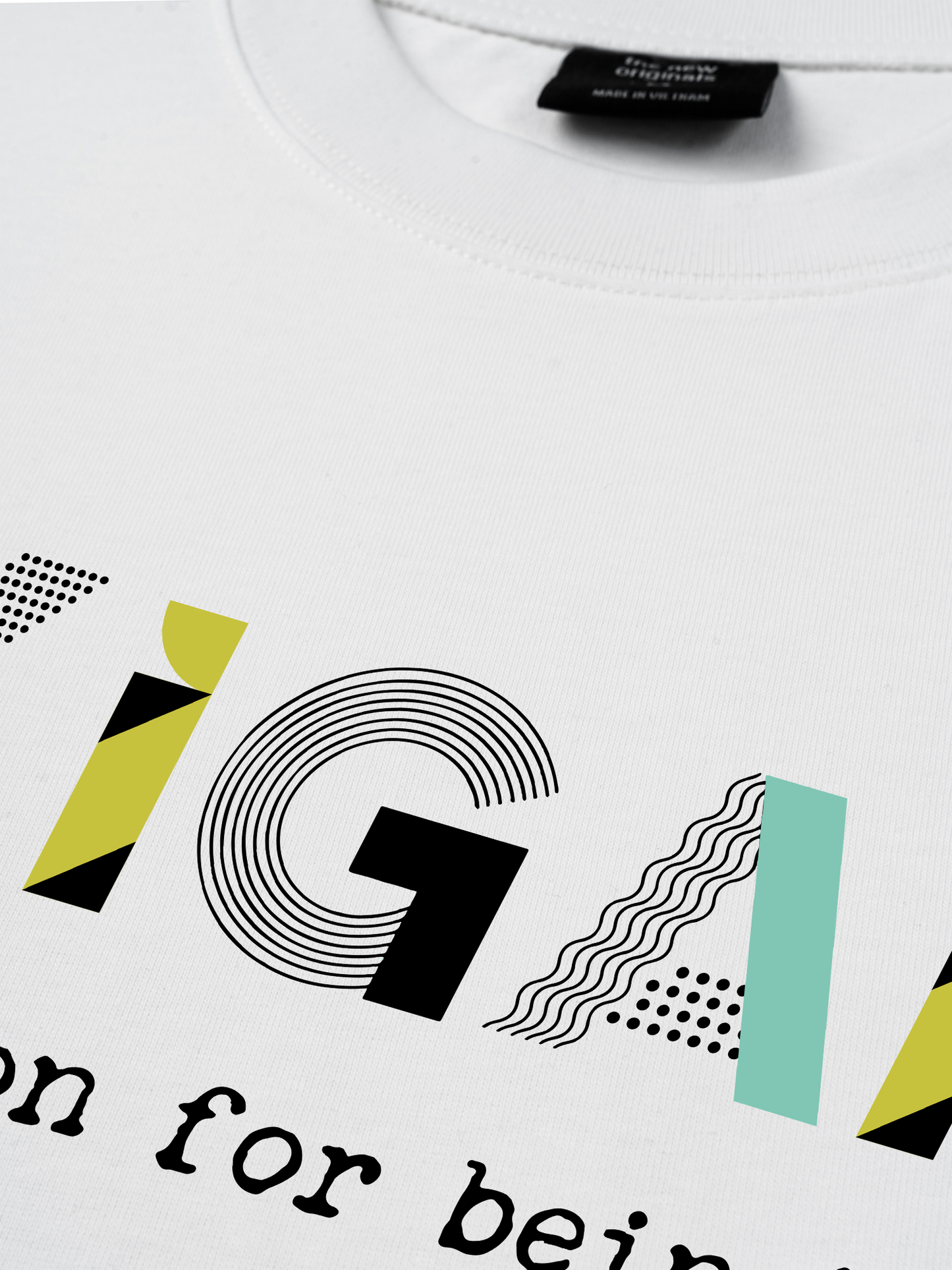 Áo Thun Relaxed Fit Geometric Ikigai