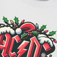 Áo Thun Relaxed Fit Music Rock AC DC Christmas Sign