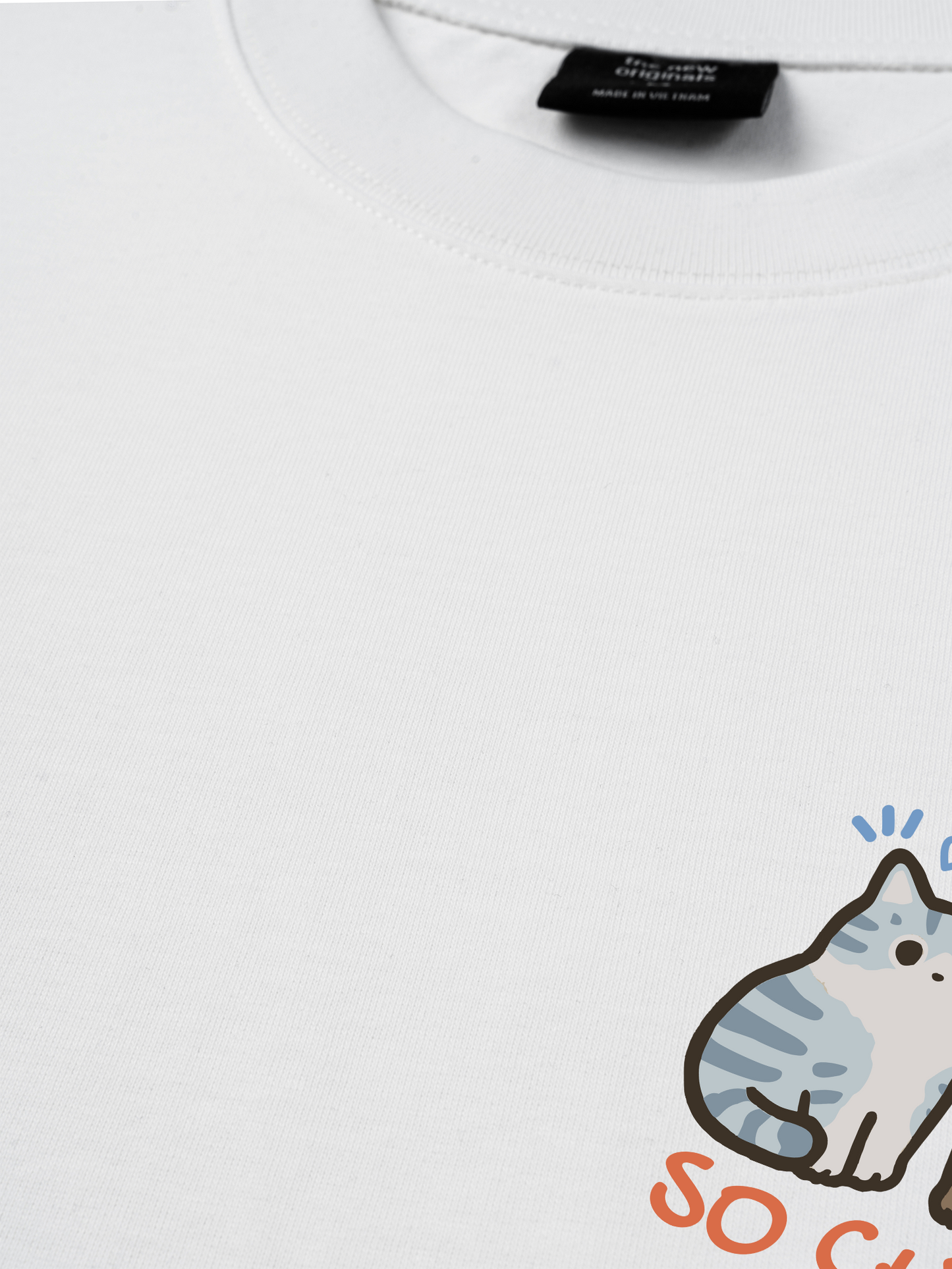 Áo Thun Relaxed Fit So Cute Cat Couple