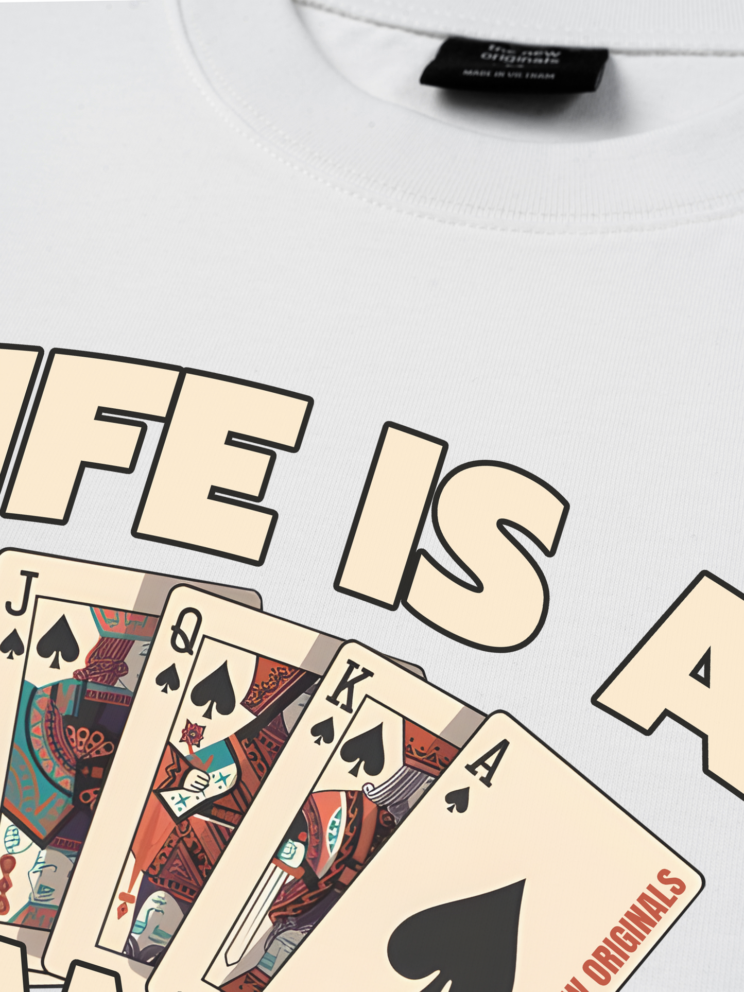 Áo Thun Relaxed Fit Lucky Life Is A Gamble