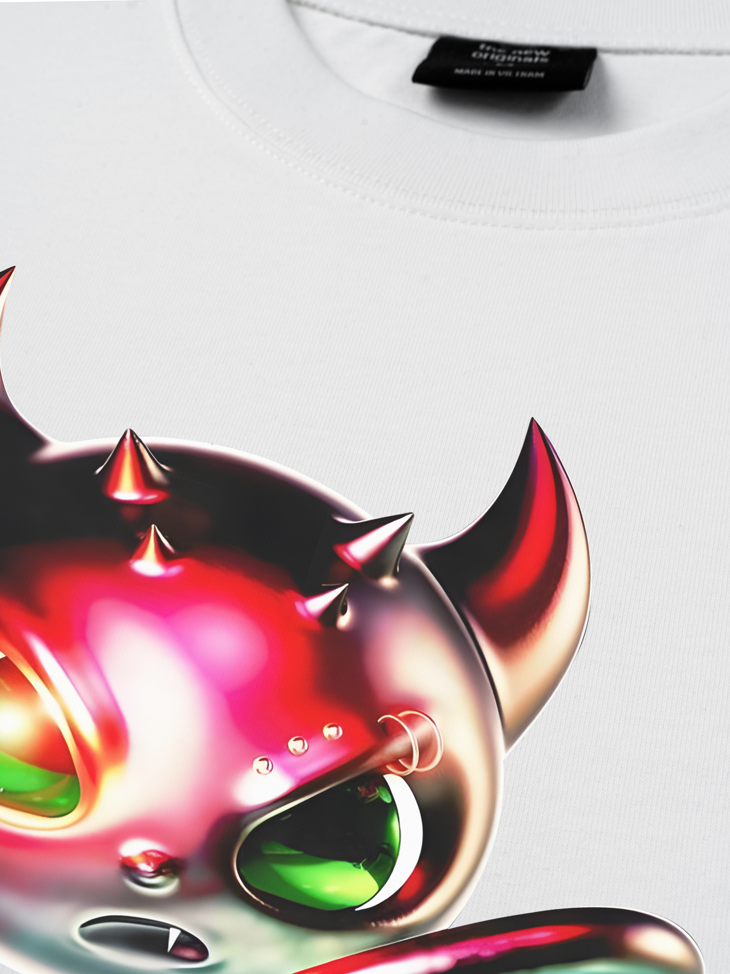 Áo Thun Relaxed Fit Iconic Chrome Devil