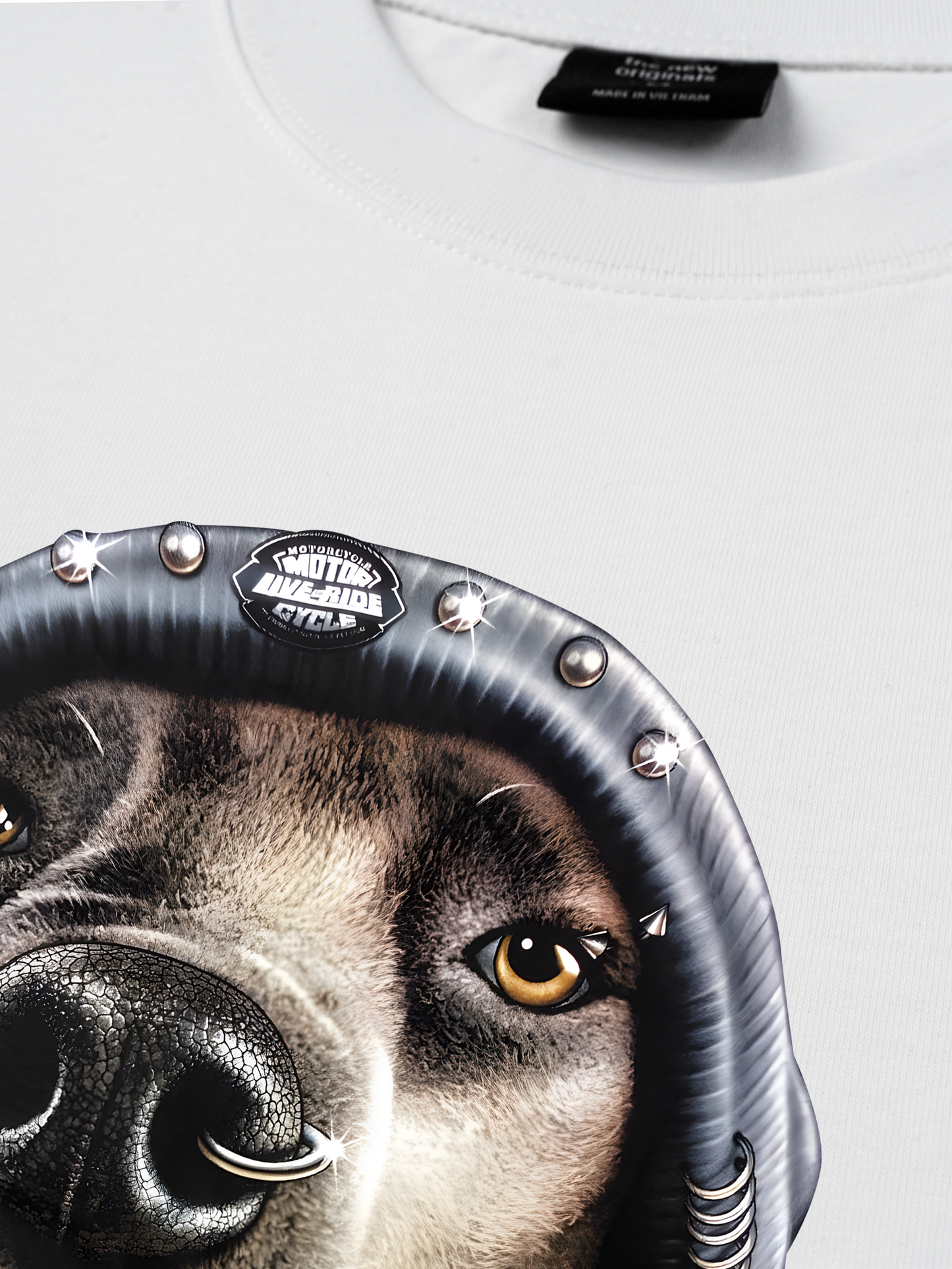 Áo Thun Relaxed Fit Animal Mood Smokey Dog