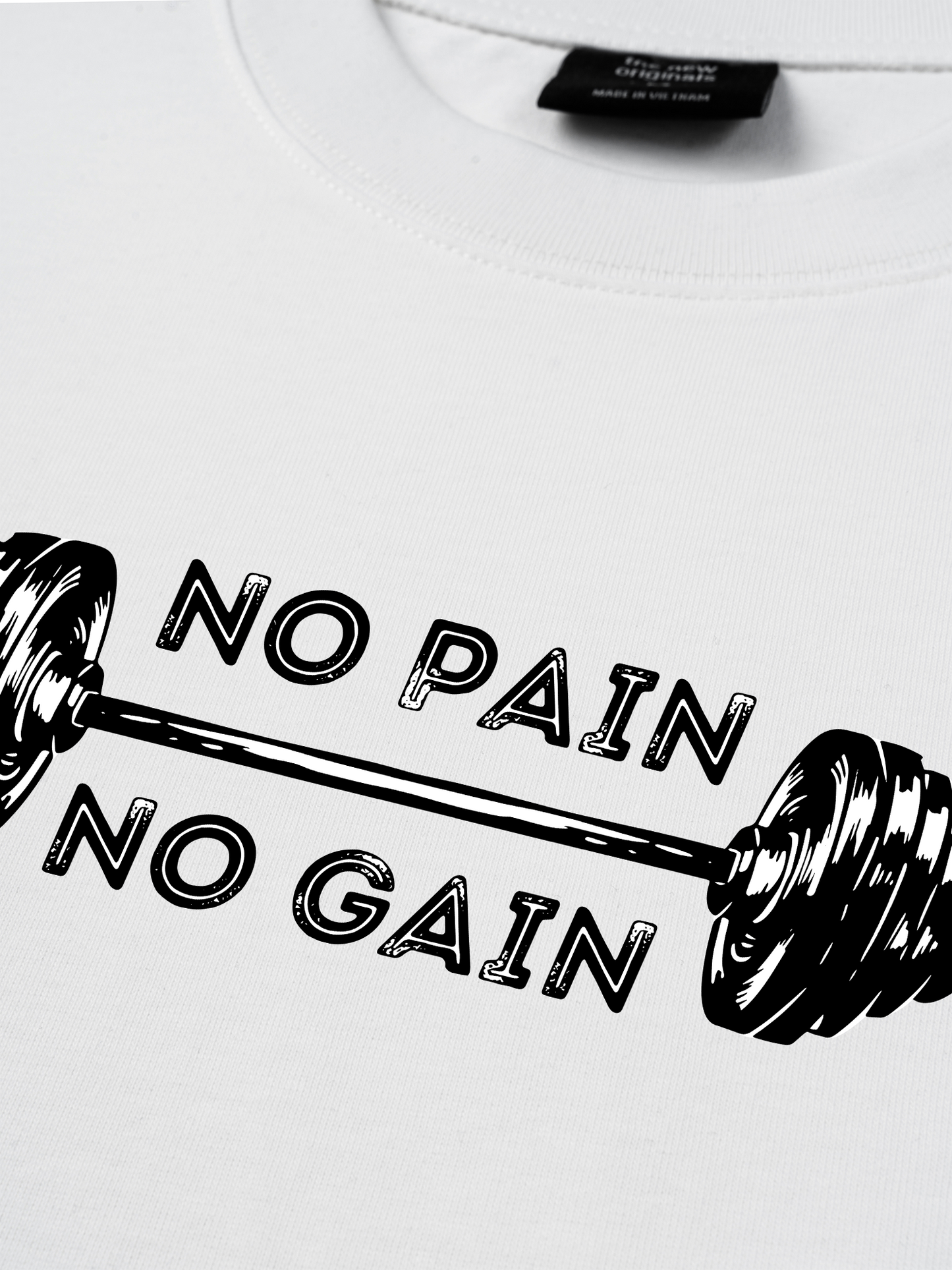 Áo Thun Relaxed Fit No Pain No Gain