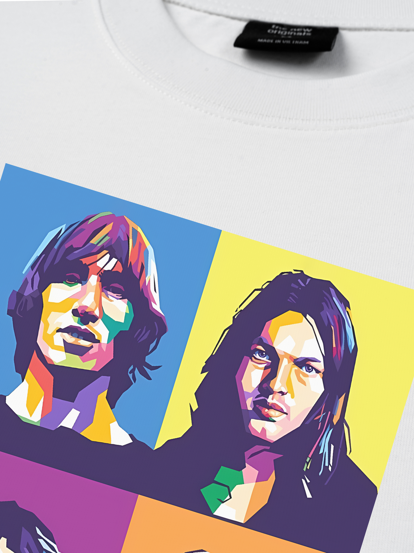 Áo Thun Relaxed Fit Pink Floyd Band Poster