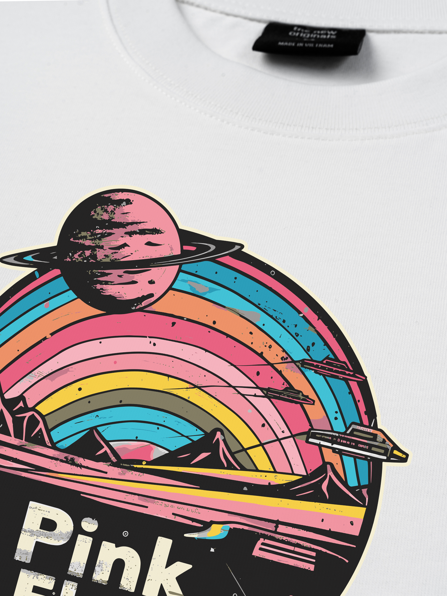 Áo Thun Relaxed Fit Pink Floyd Dark Side Of The Moon Album