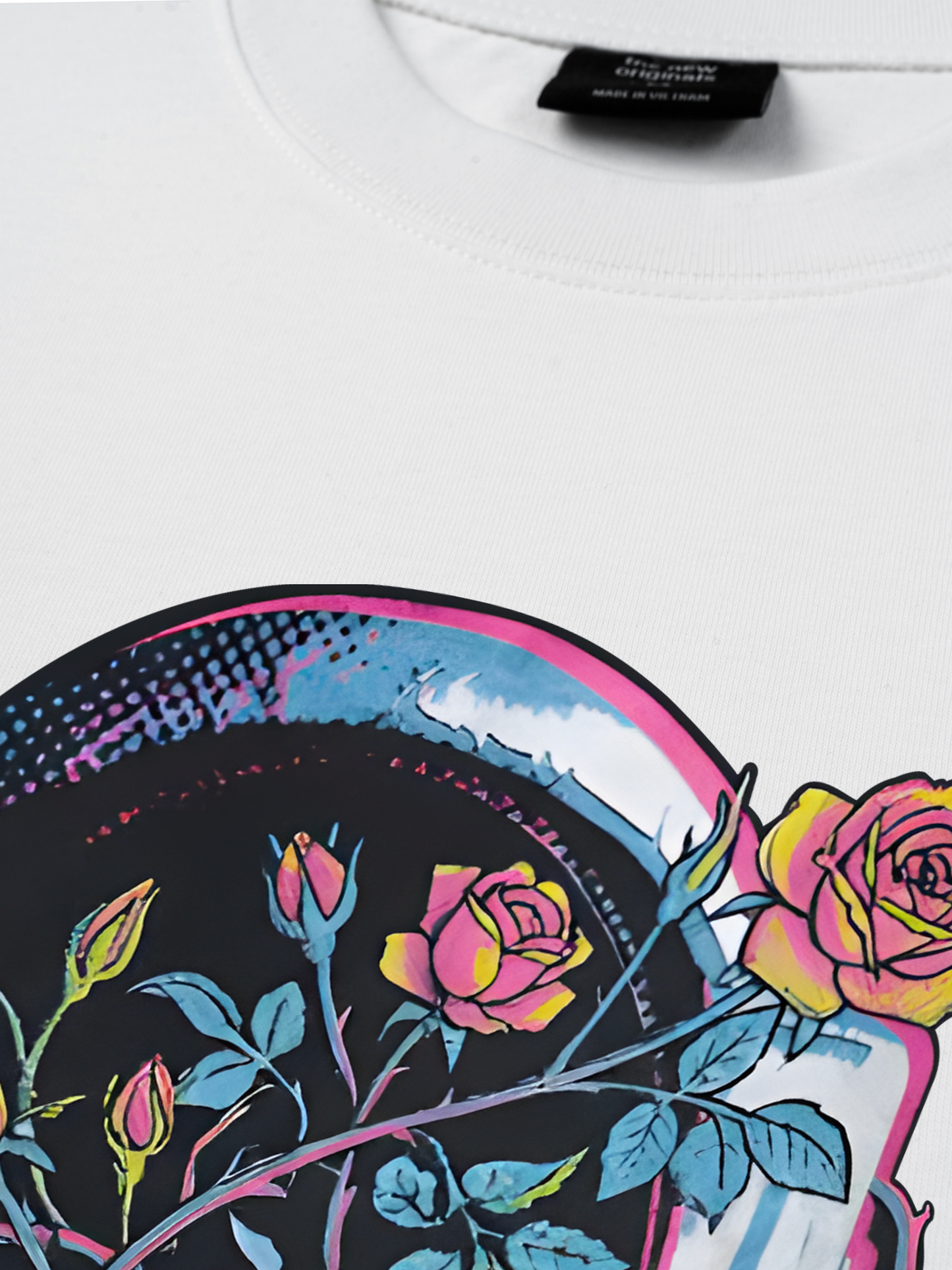 Áo Thun Relaxed Fit Cosmic Blooms