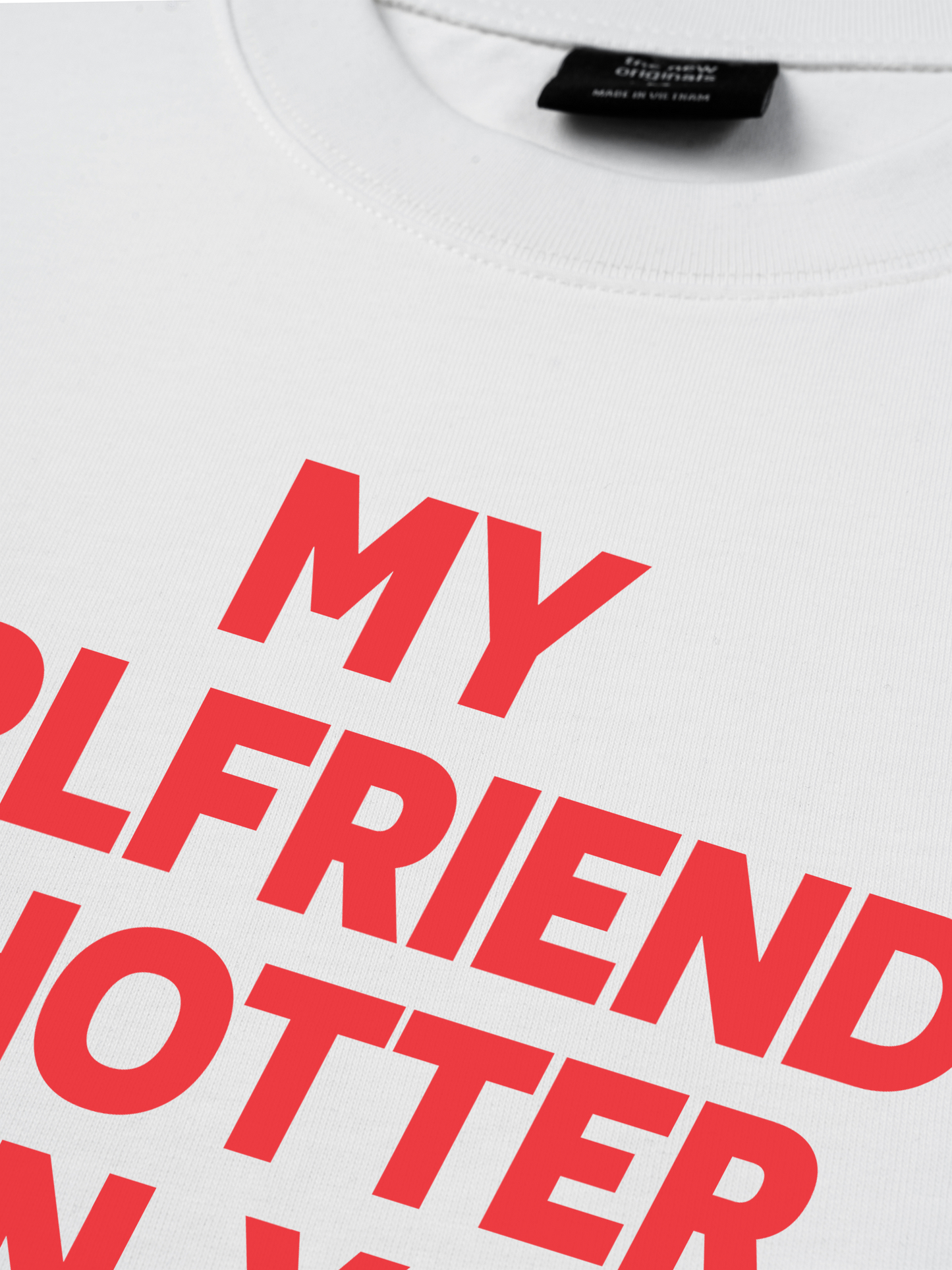 Áo Thun Relaxed Fit Life Vibe My Girlfriend