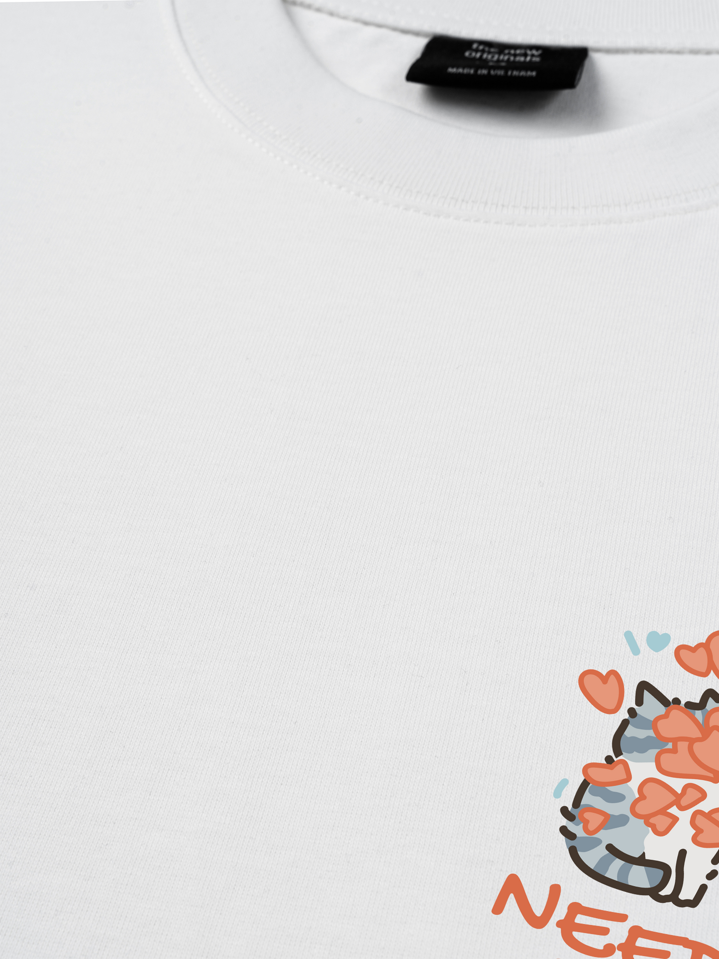 Áo Thun Relaxed Fit Need You Cat Couple
