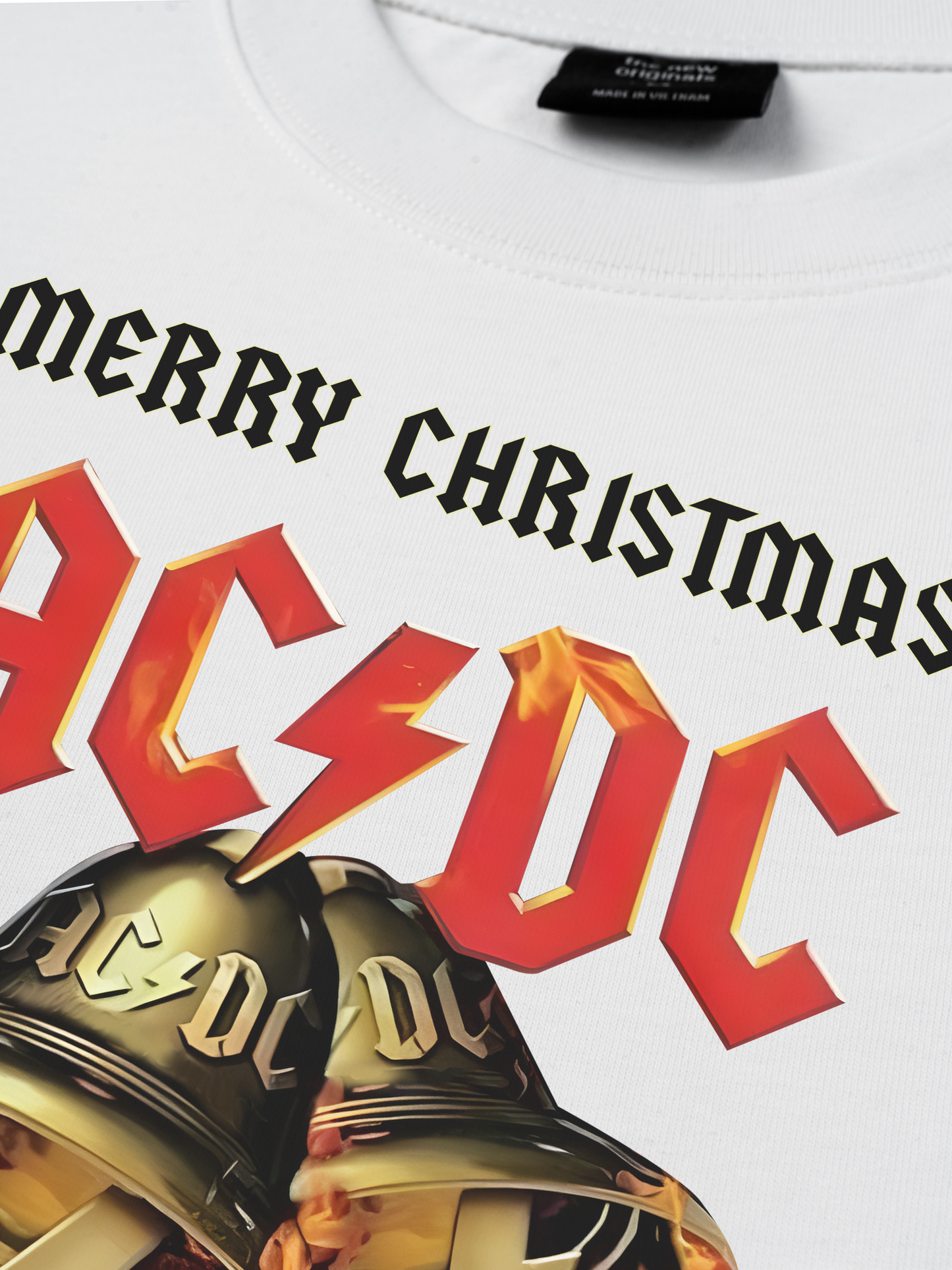 Áo Thun Relaxed Fit AC DC Jincle Hells Bells
