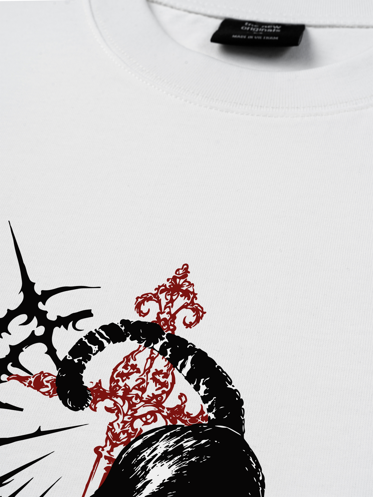 Áo Thun Relaxed Fit Crimson Fang