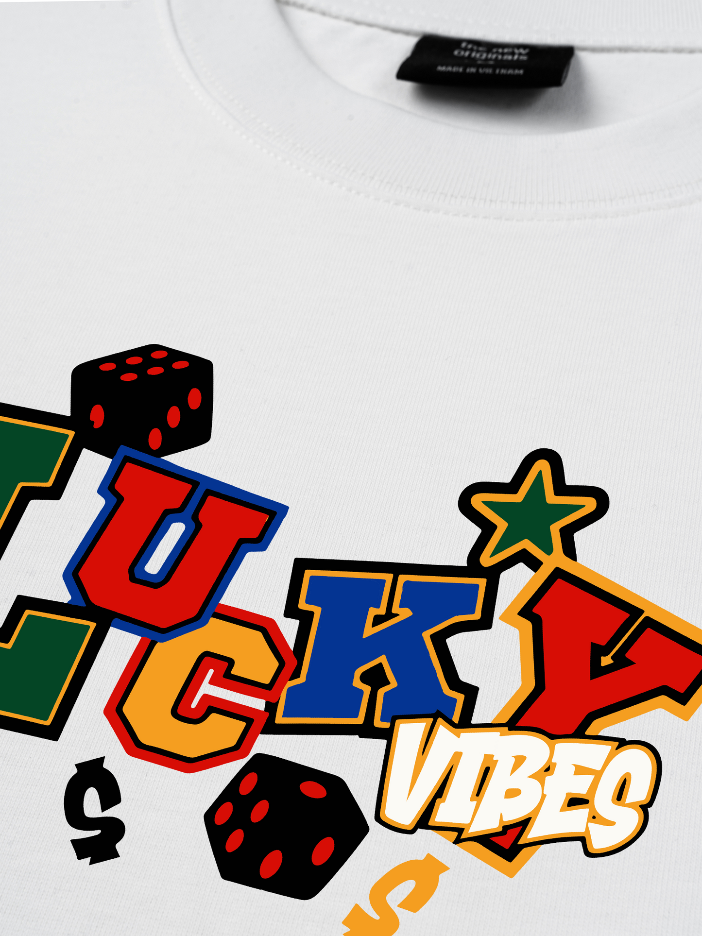 Áo Thun Relaxed Fit Lucky Vibes