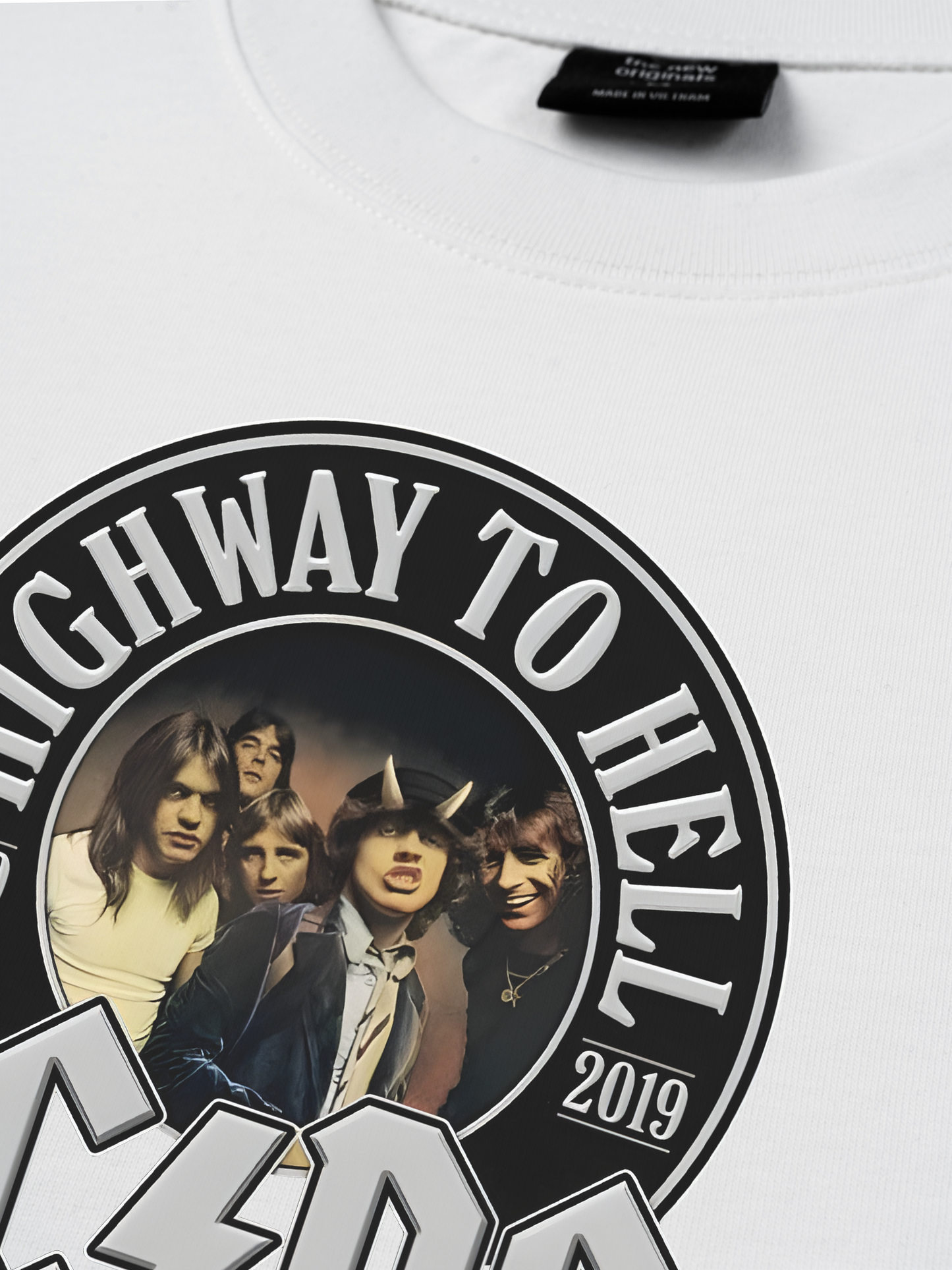 Áo Thun Relaxed Fit AC DC Highway To Hell