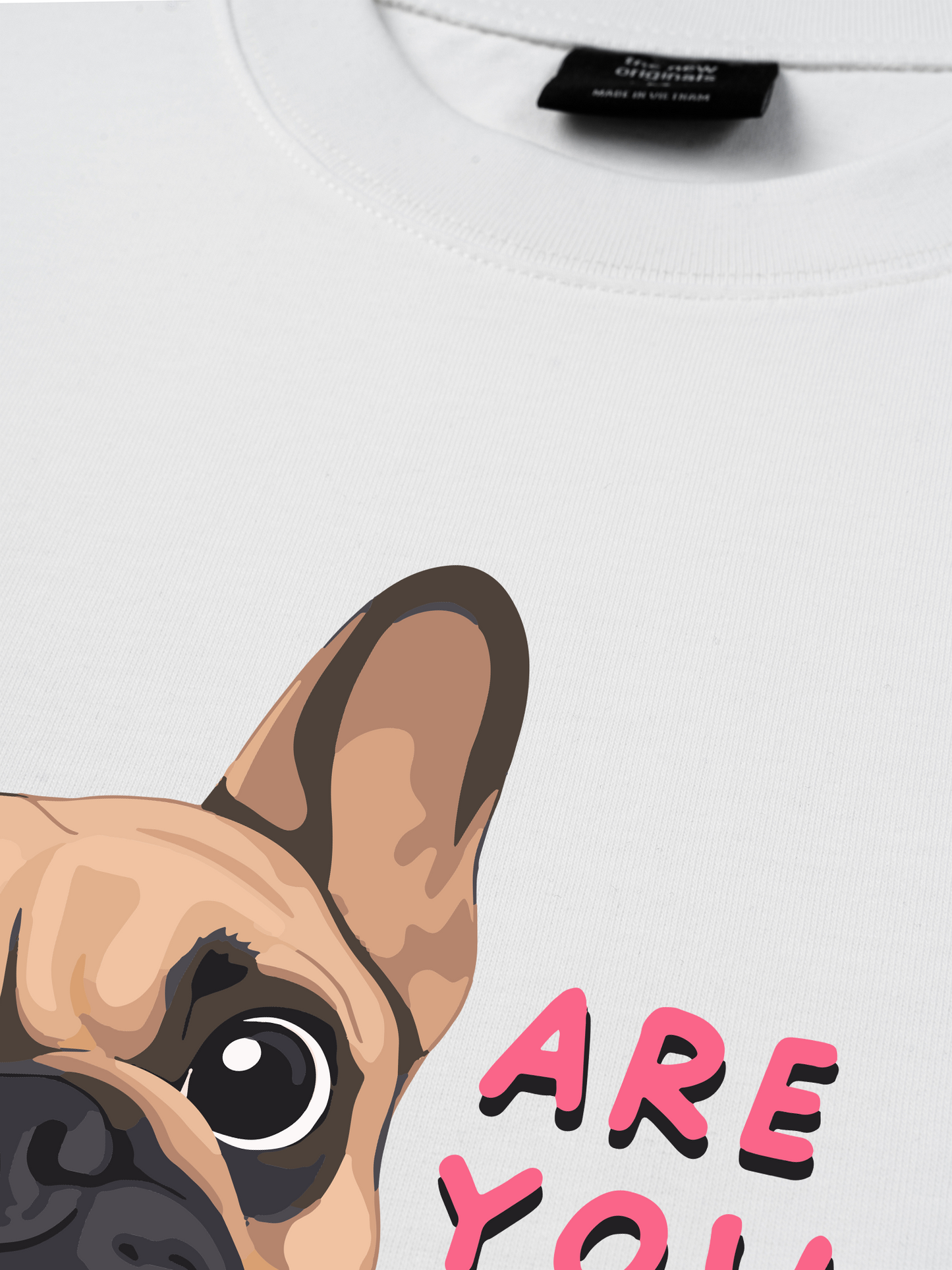 Áo Thun Relaxed Fit Bulldog Are You Gonna Eat That