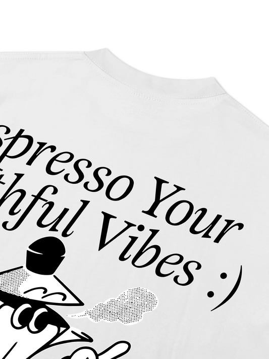Áo Thun Relaxed Fit Espresso Your Youthful Vibes