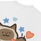 Áo Thun Relaxed Fit Happy Luv Cat Couple