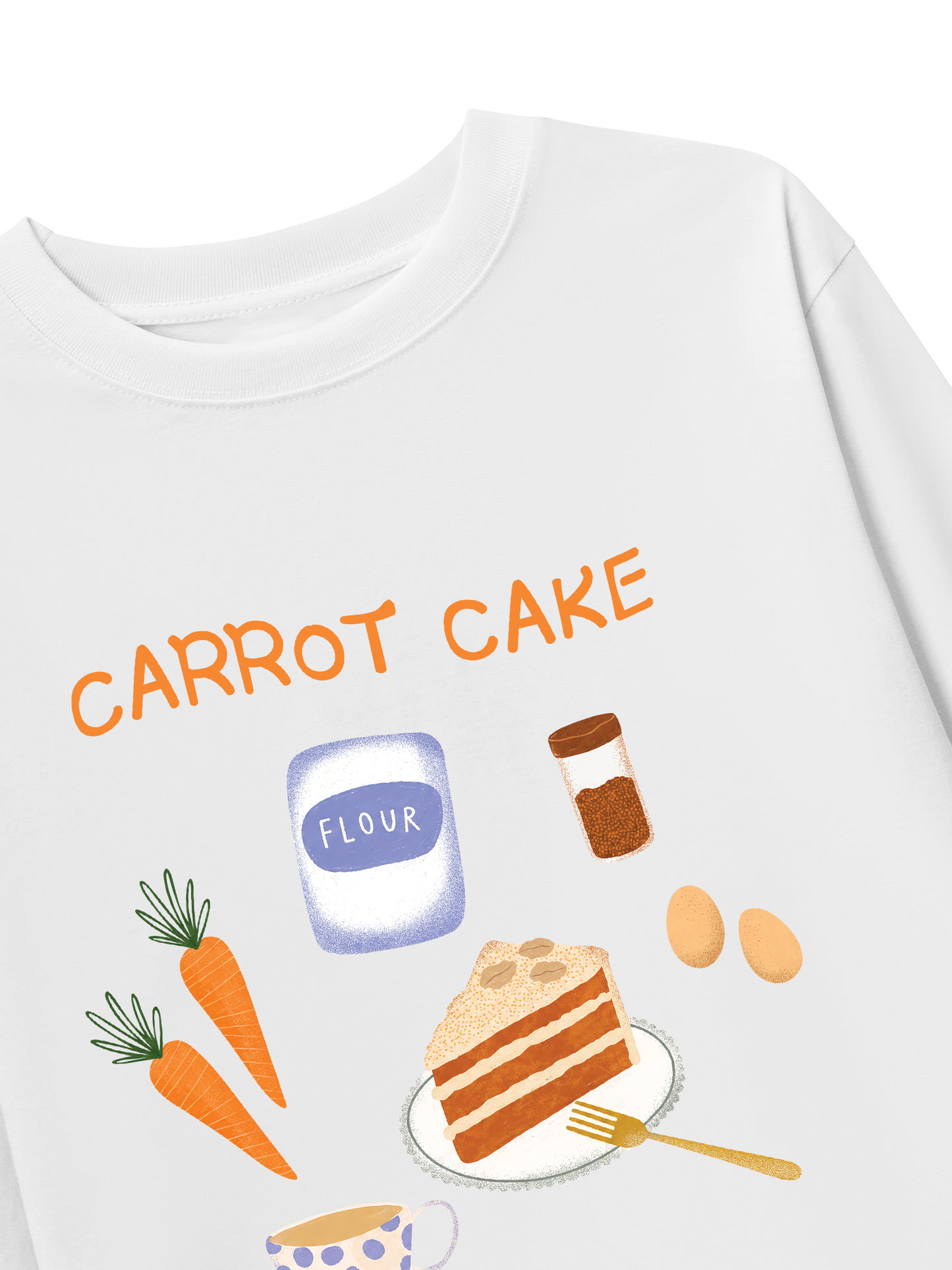 Áo Thun Dài Tay Carrot Cake