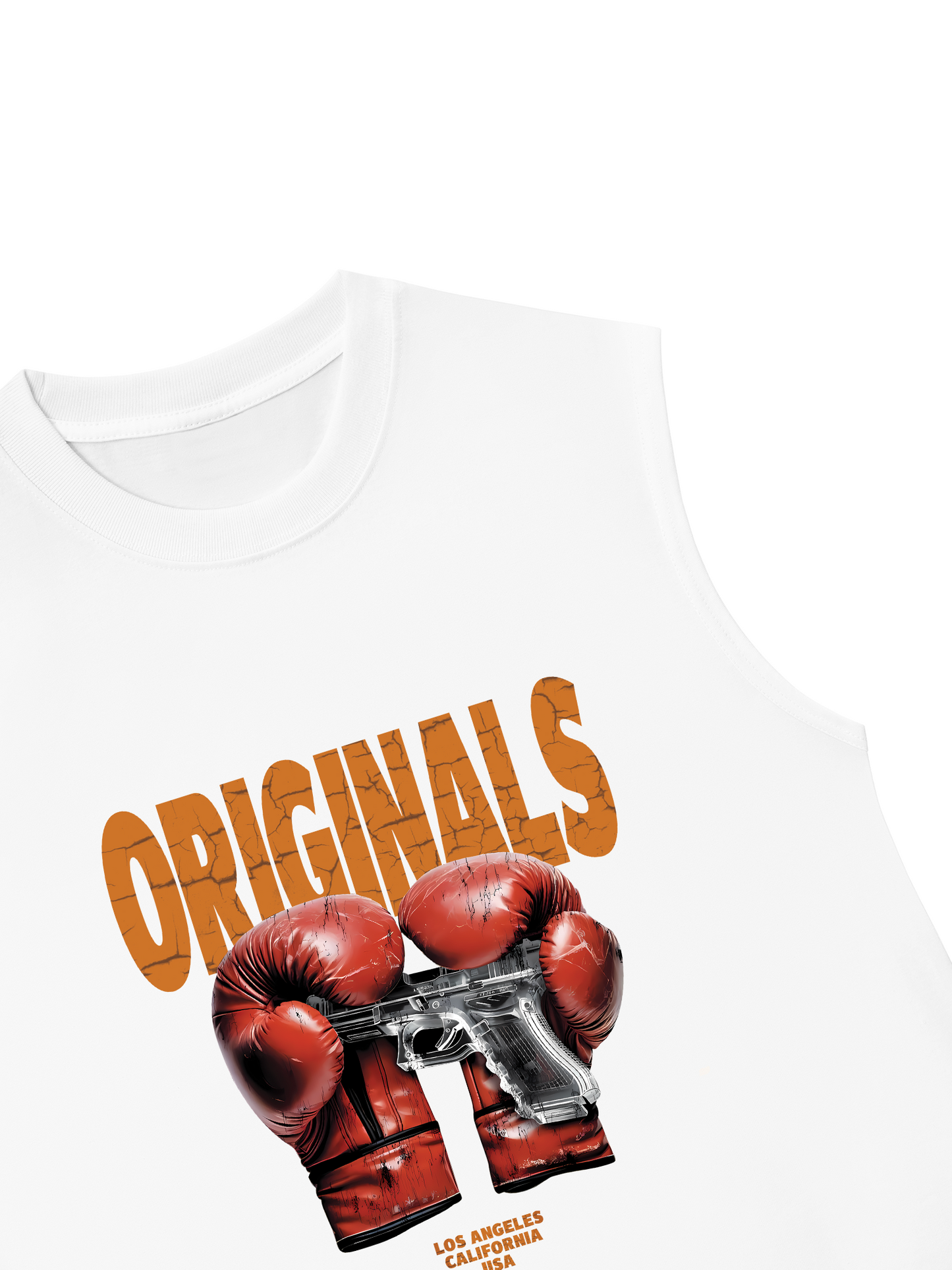 Áo Ba Lỗ Relaxed Fit Fitness Boxing Gun