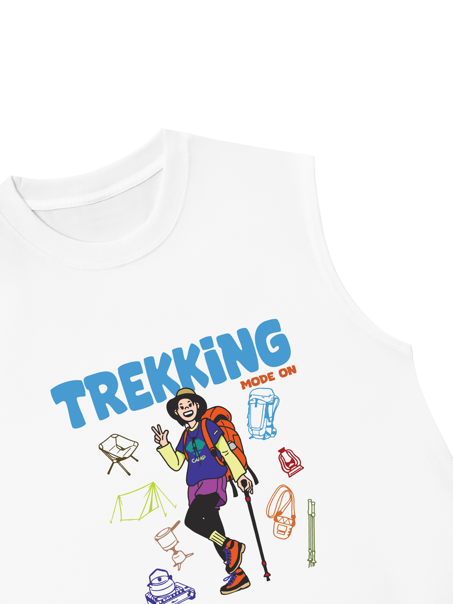 Áo Ba Lỗ Relaxed Fit Trekking Mode On