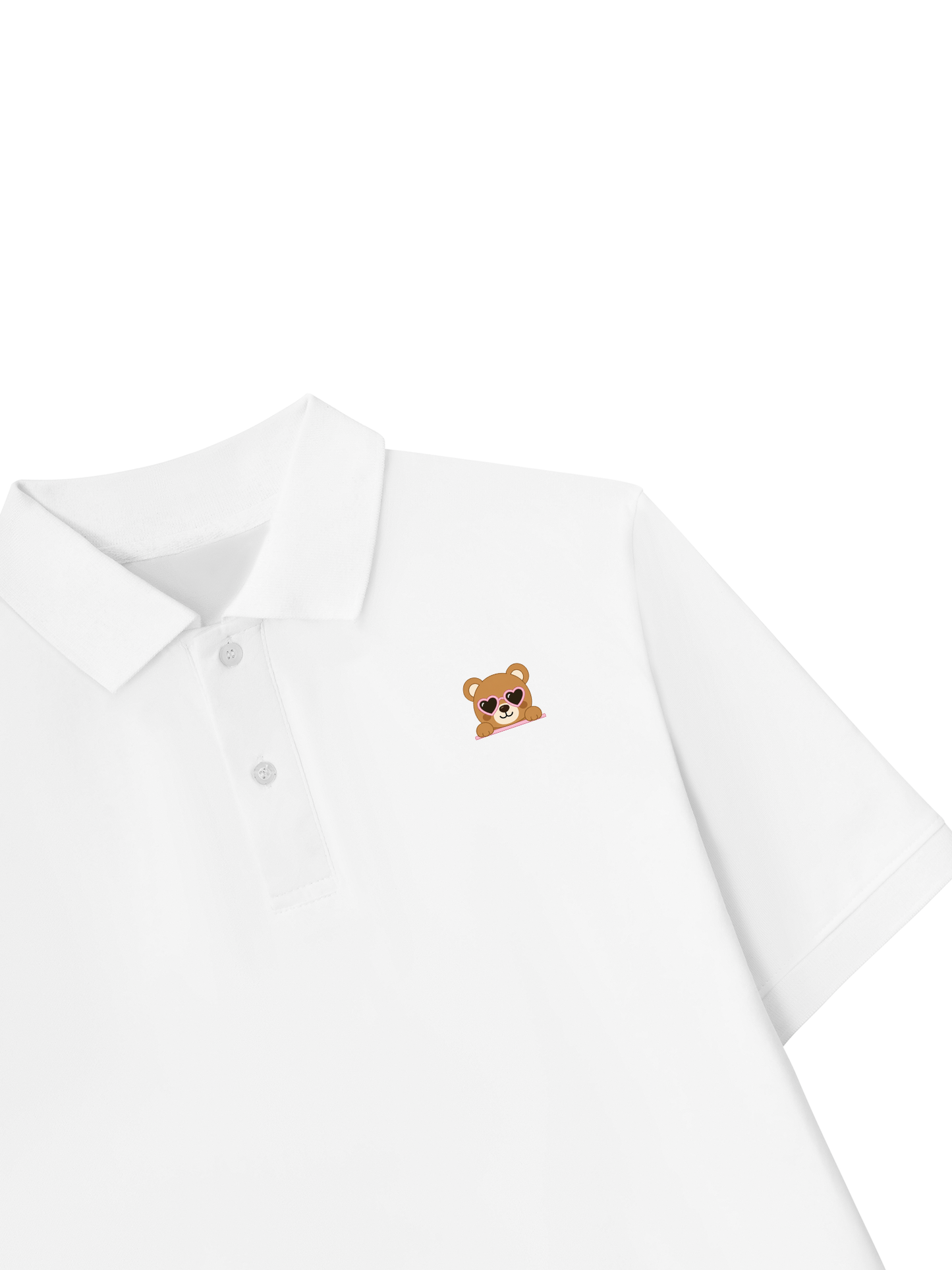 Áo Polo Relaxed Fit Heart Glasses Bear