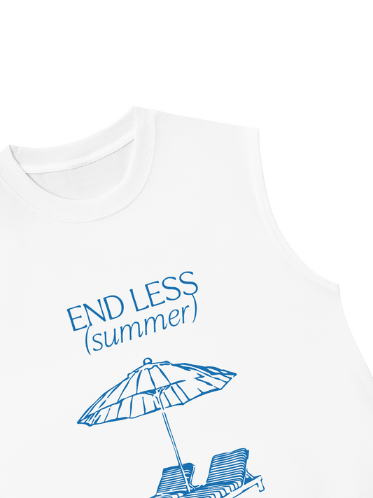 Áo Ba Lỗ Relaxed Fit End Less Summer Quote
