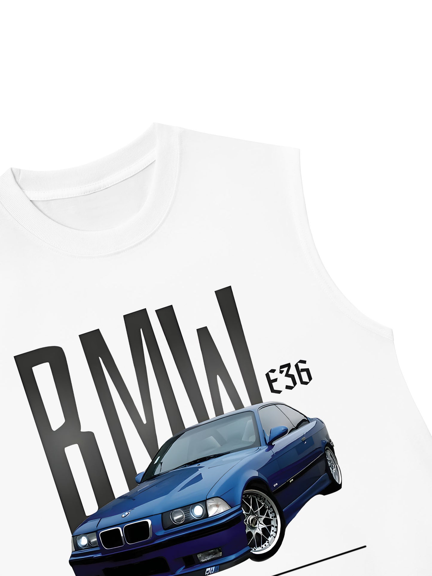 Áo Ba Lỗ Relaxed Fit CAR BMW Blue