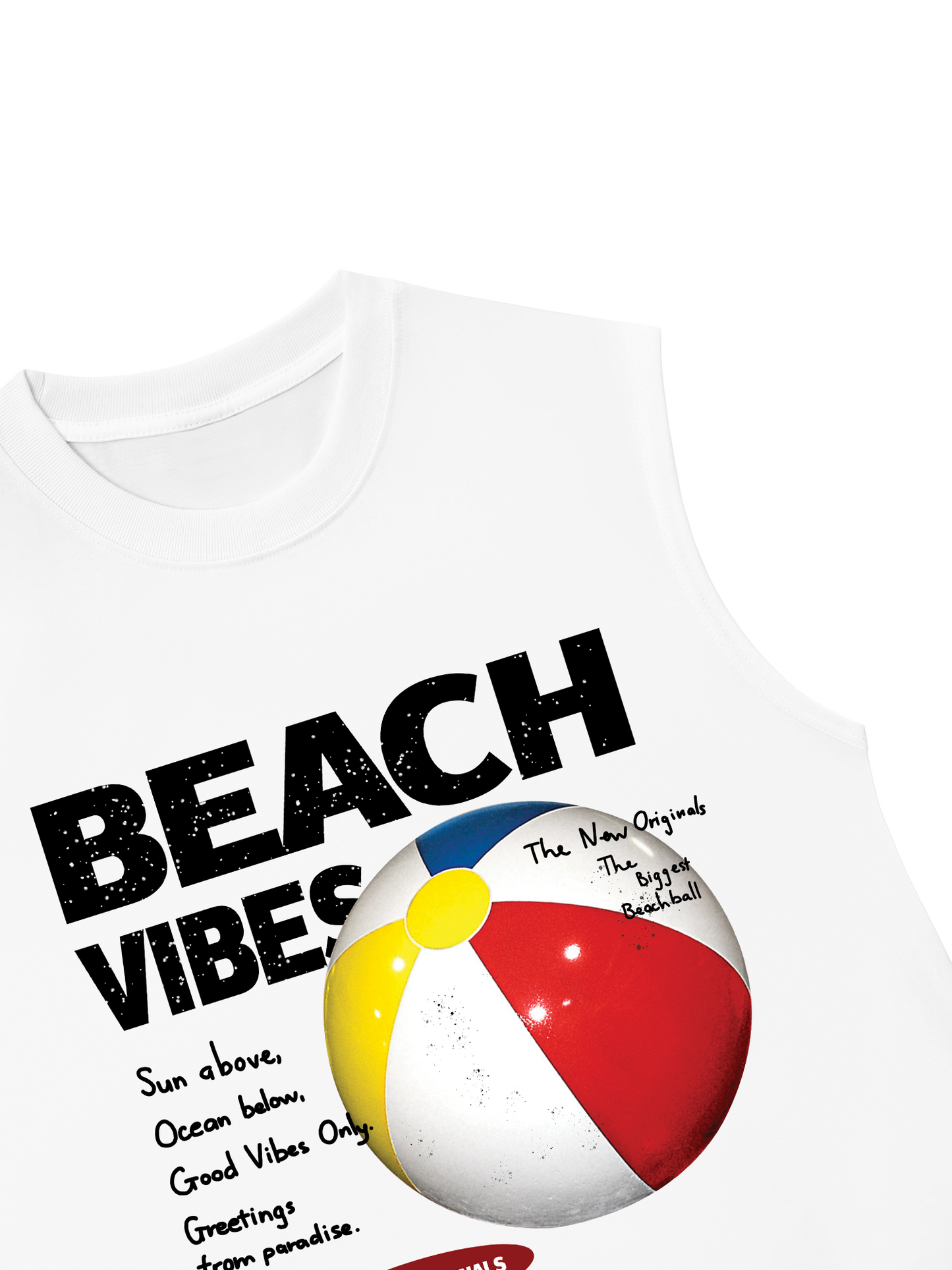 Áo Ba Lỗ Relaxed Fit Beach Vibes