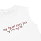 Áo Ba Lỗ Relaxed Fit My Heart Say Yes