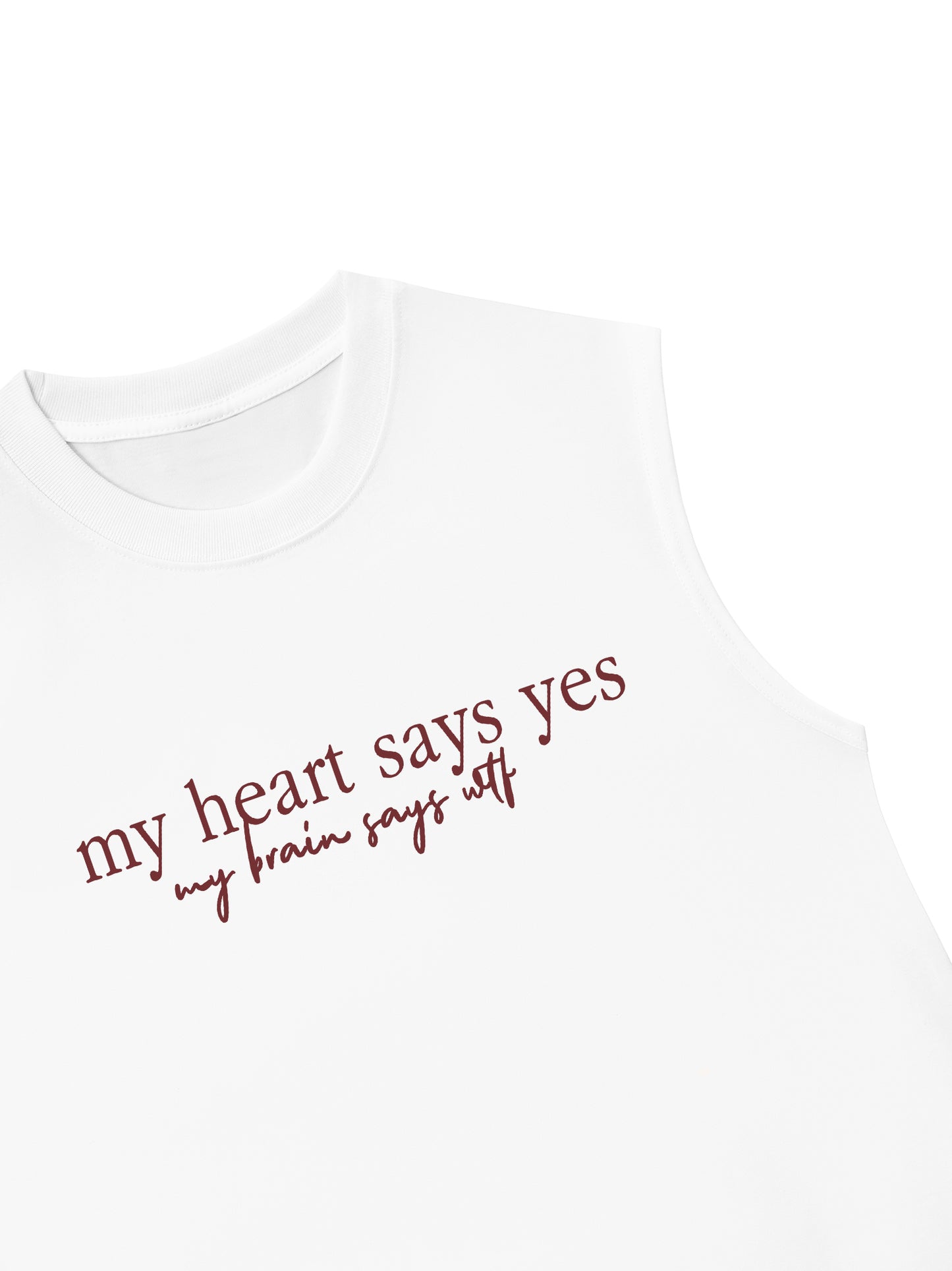 Áo Ba Lỗ Relaxed Fit My Heart Say Yes