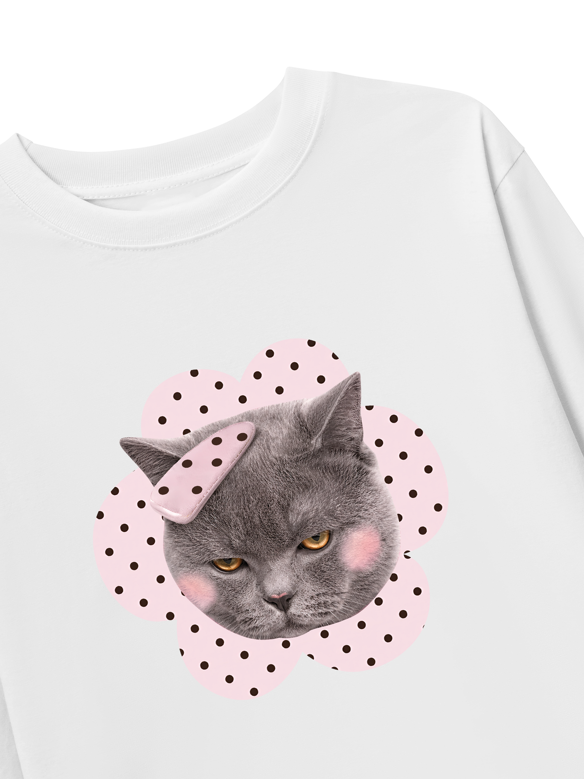 Áo Thun Dài Tay Pinky Cat