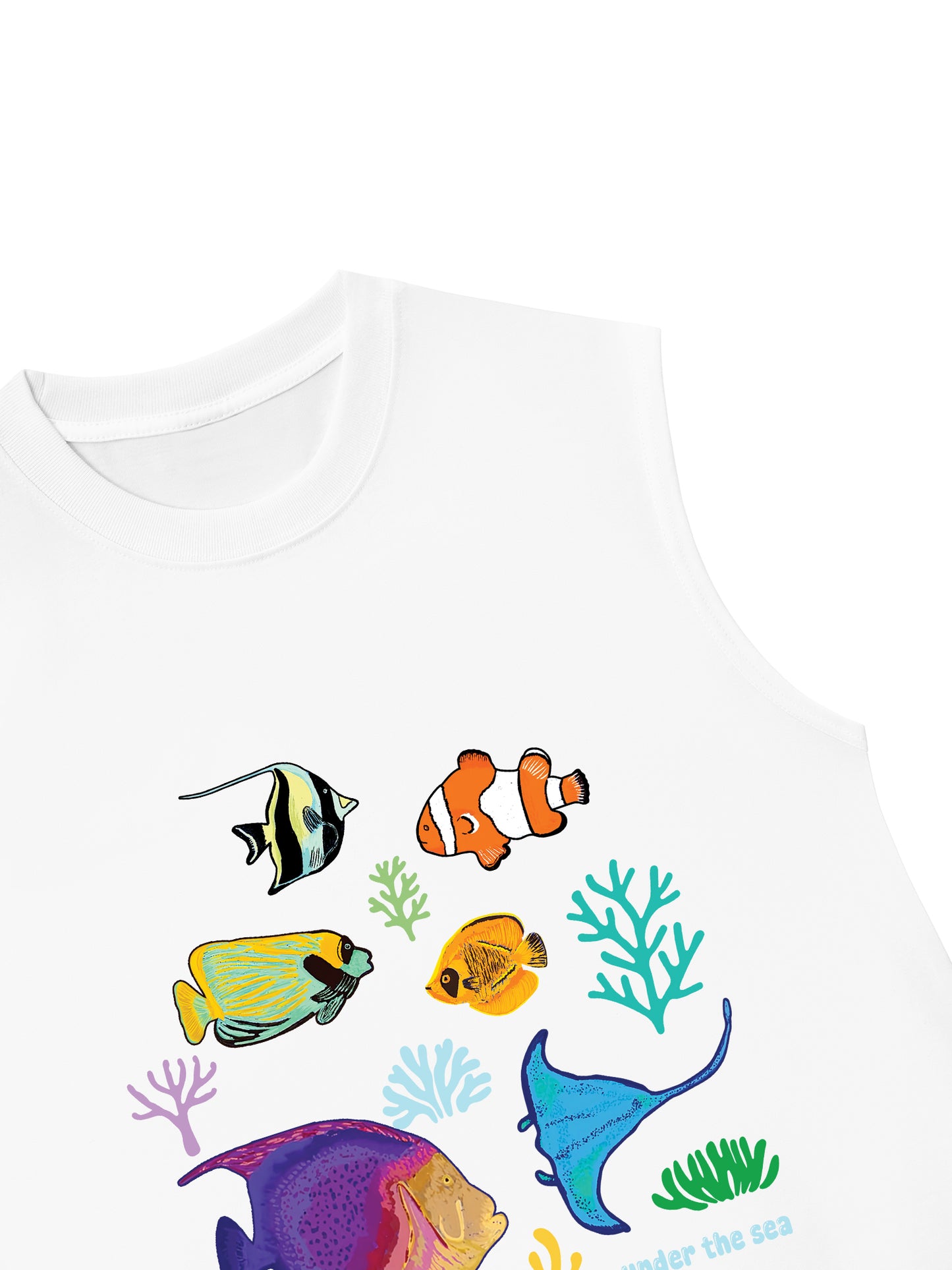 Áo Ba Lỗ Relaxed Fit Under The Sea