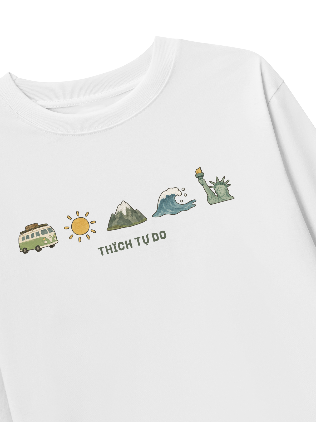 Áo Thun Dài Tay Thích Tự Do