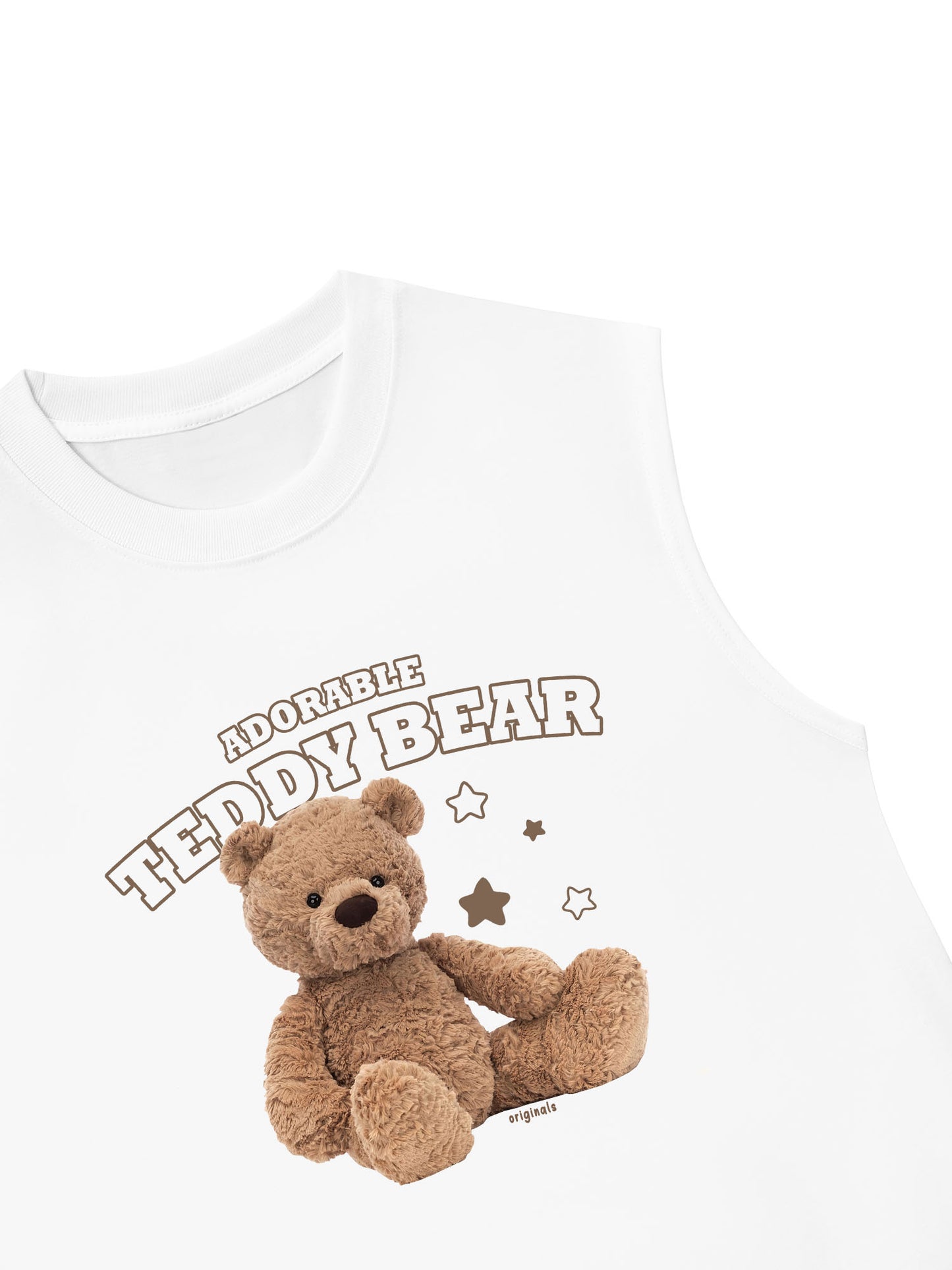 Áo Ba Lỗ Relaxed Fit Teddy Land Adorable Teddy Bear
