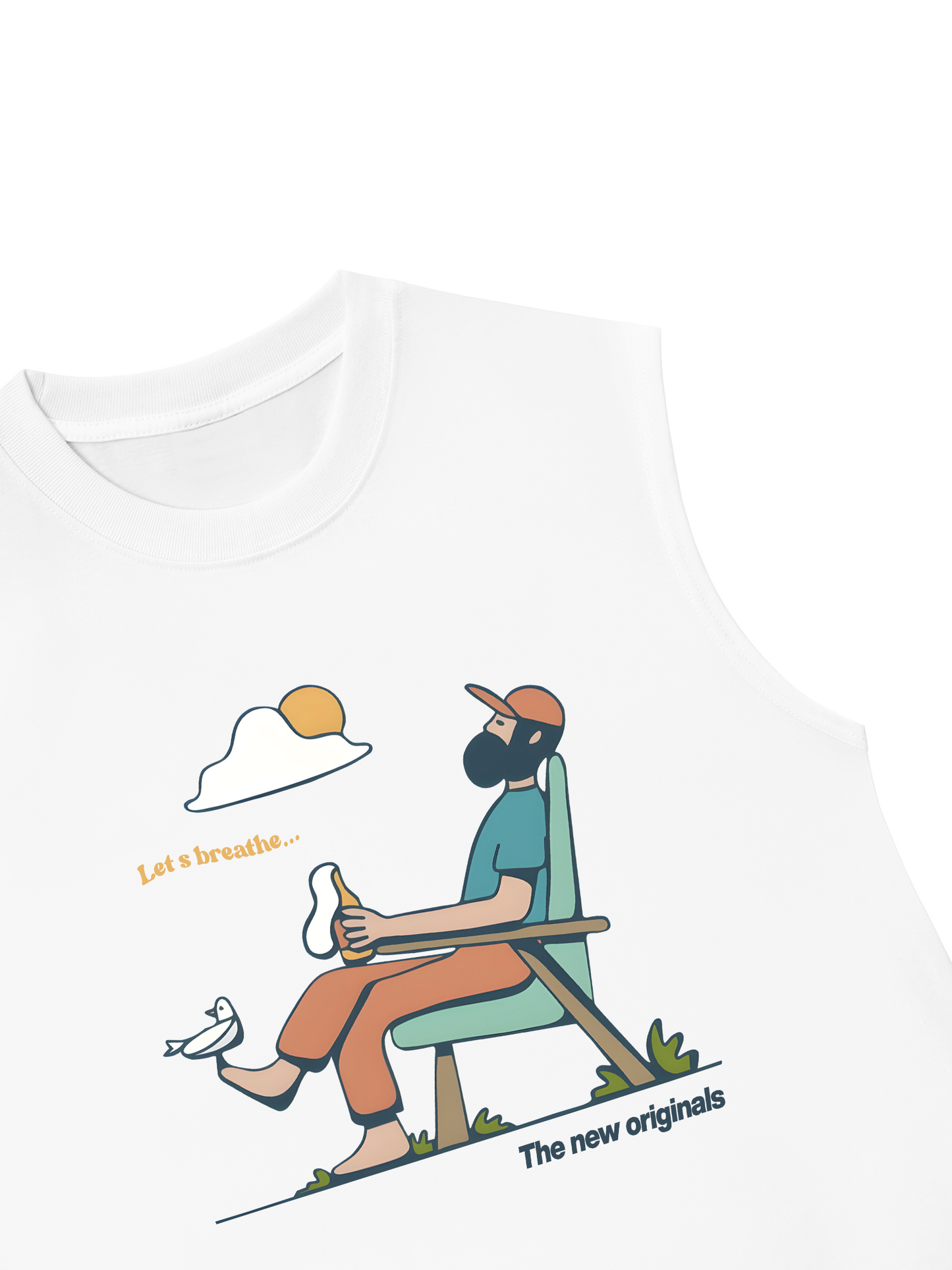 Áo Ba Lỗ Relaxed Fit Let_s Breathe