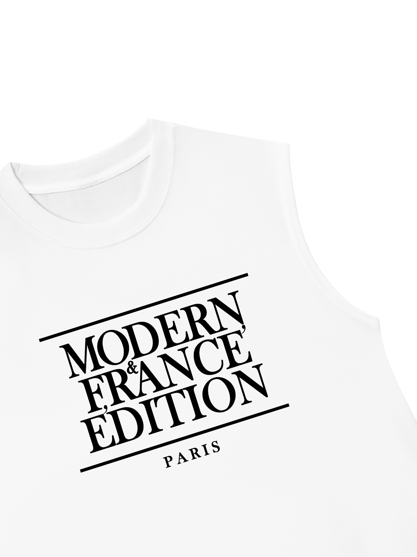 Áo Ba Lỗ Relaxed Fit PARIS MODERN EDITION - PARIS