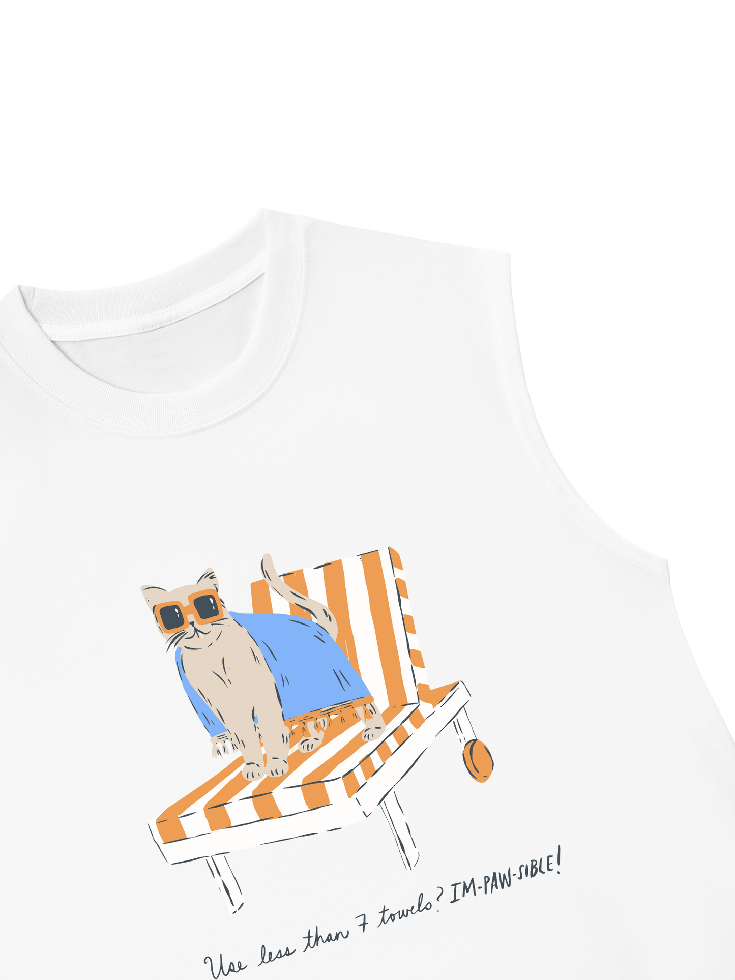 Áo Ba Lỗ Relaxed Fit Im Paw Sible