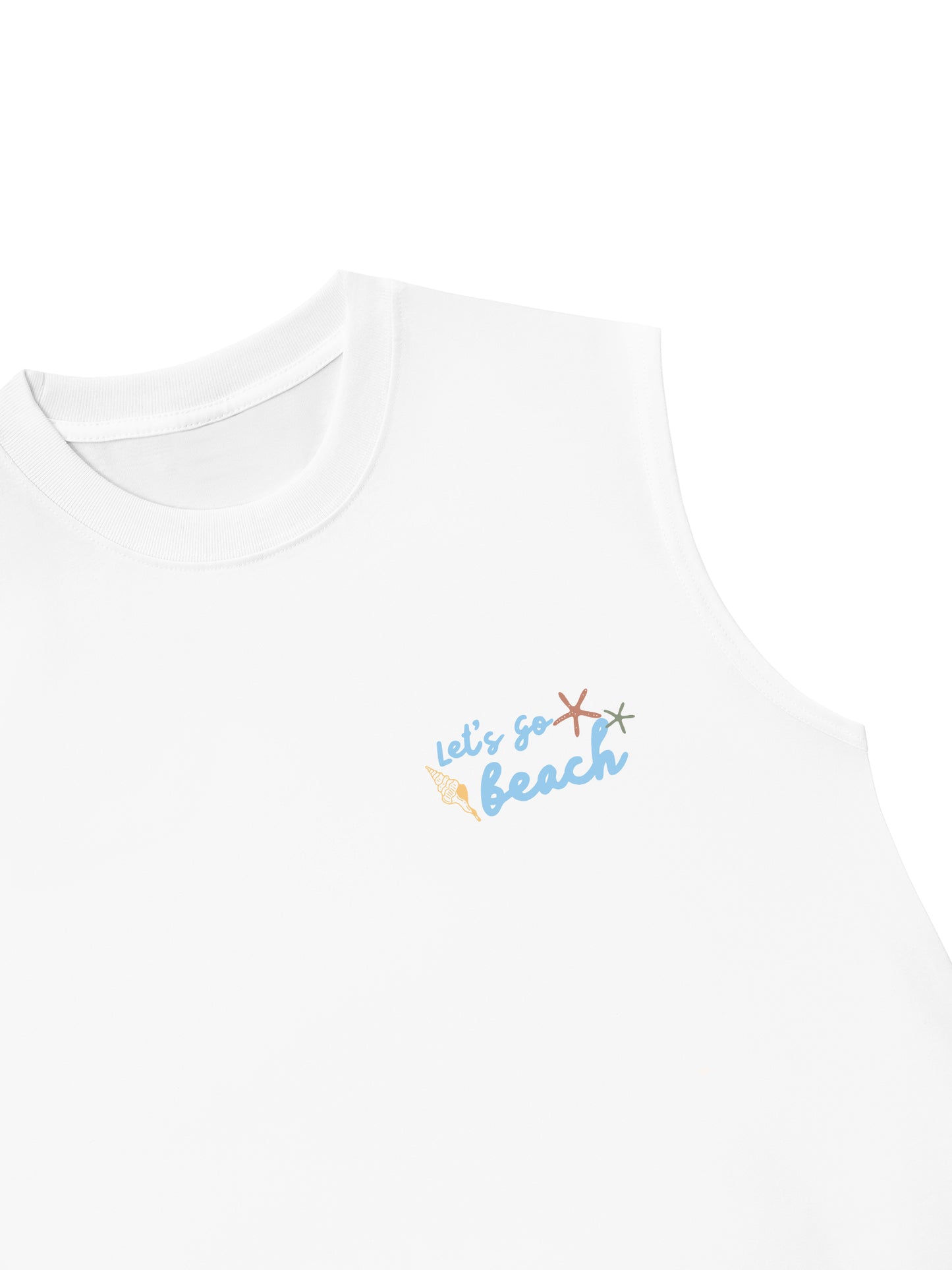 Áo Ba Lỗ Relaxed Fit Let_s Go Beach