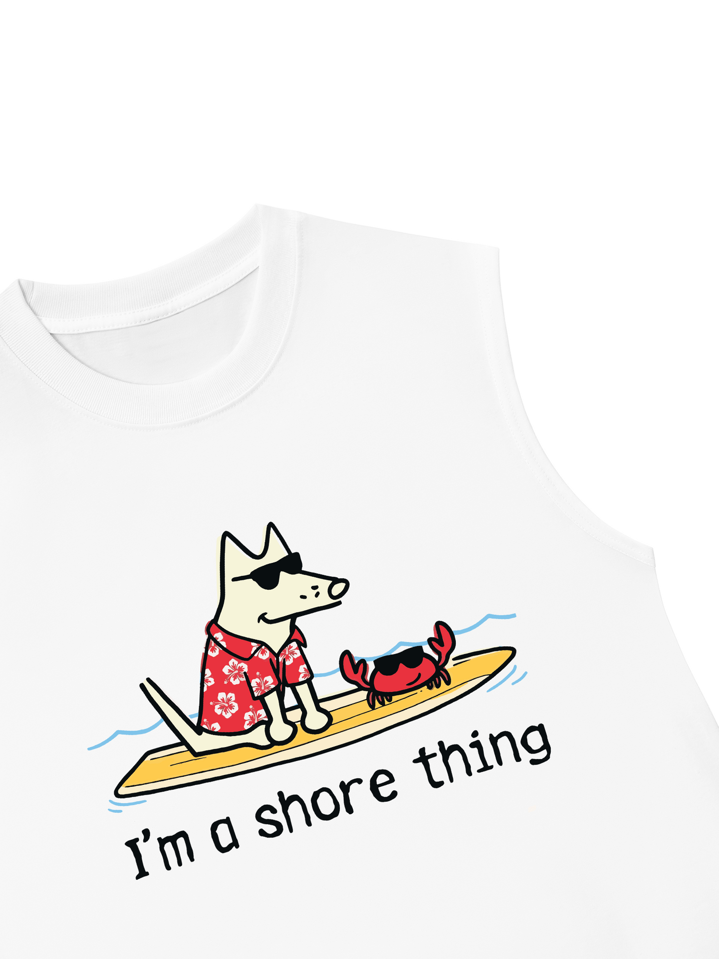 Áo Ba Lỗ Relaxed Fit Go Outside I_m A Shore Thing