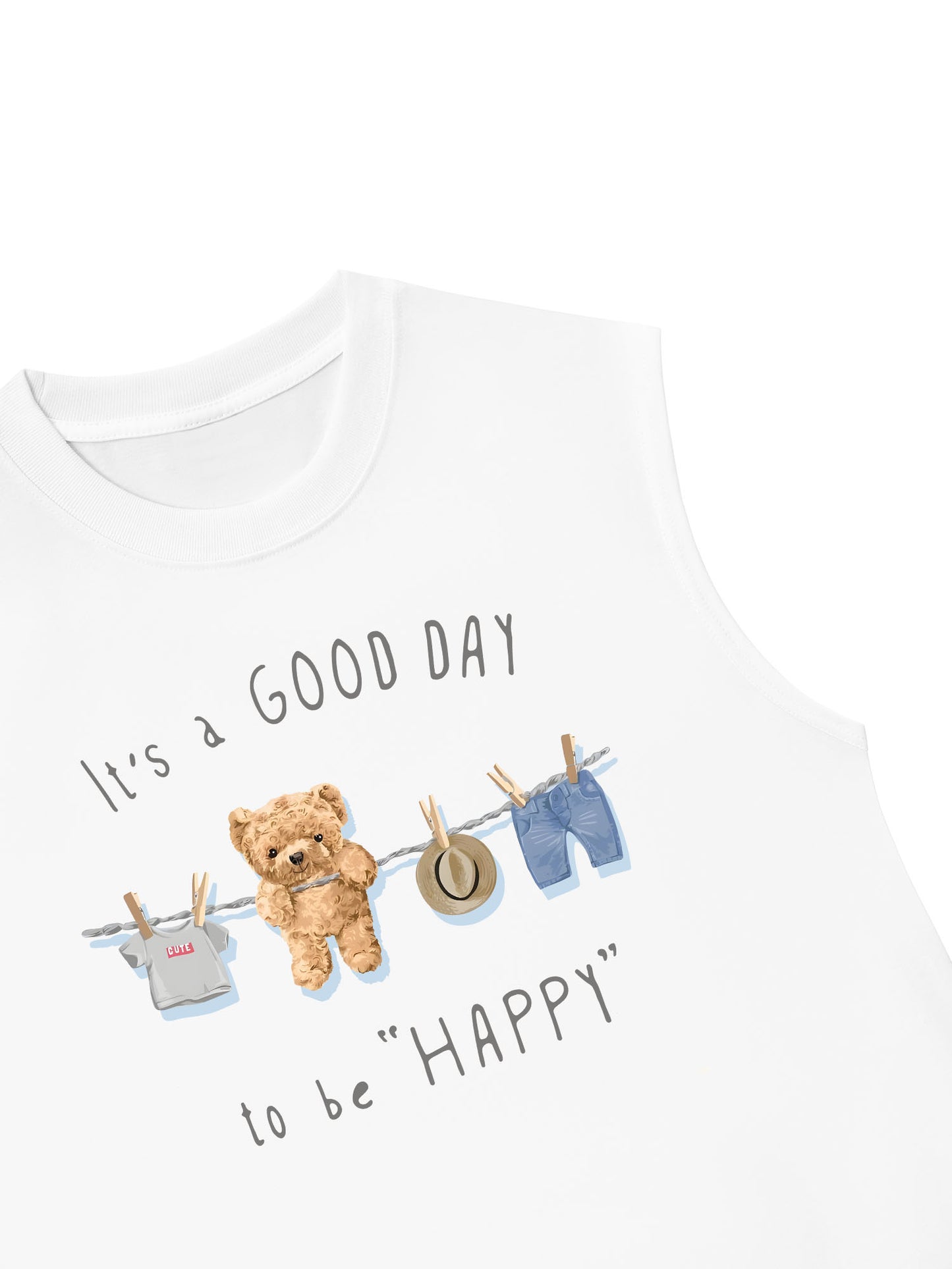 Áo Ba Lỗ Relaxed Fit It_s A Good Day